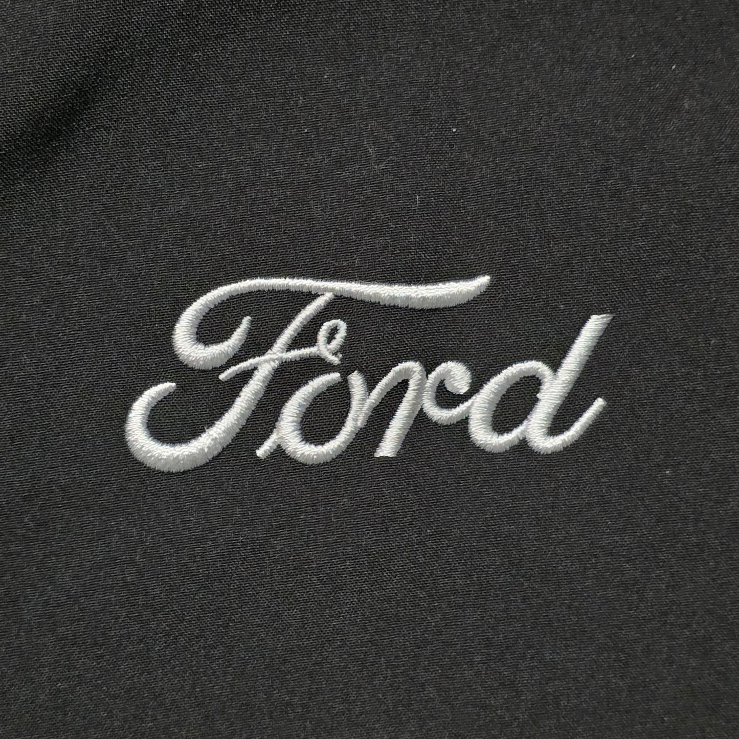 Ford Sporty Bomber Jacket Softshell Water Resistant Men XL Blue/Black