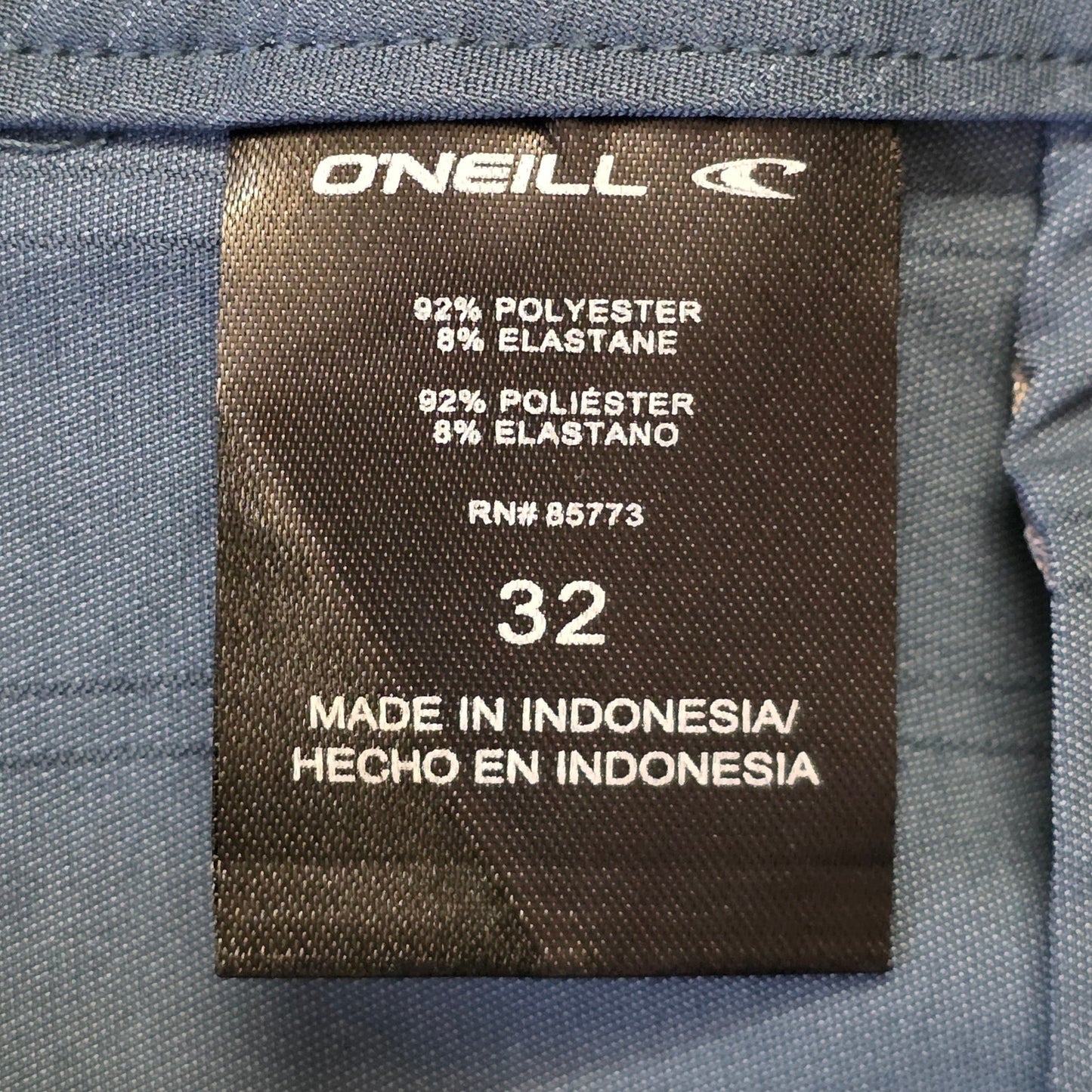 O’Neill Hybrid Shorts Men’s 32 Blue Stretch Active Standard Fit