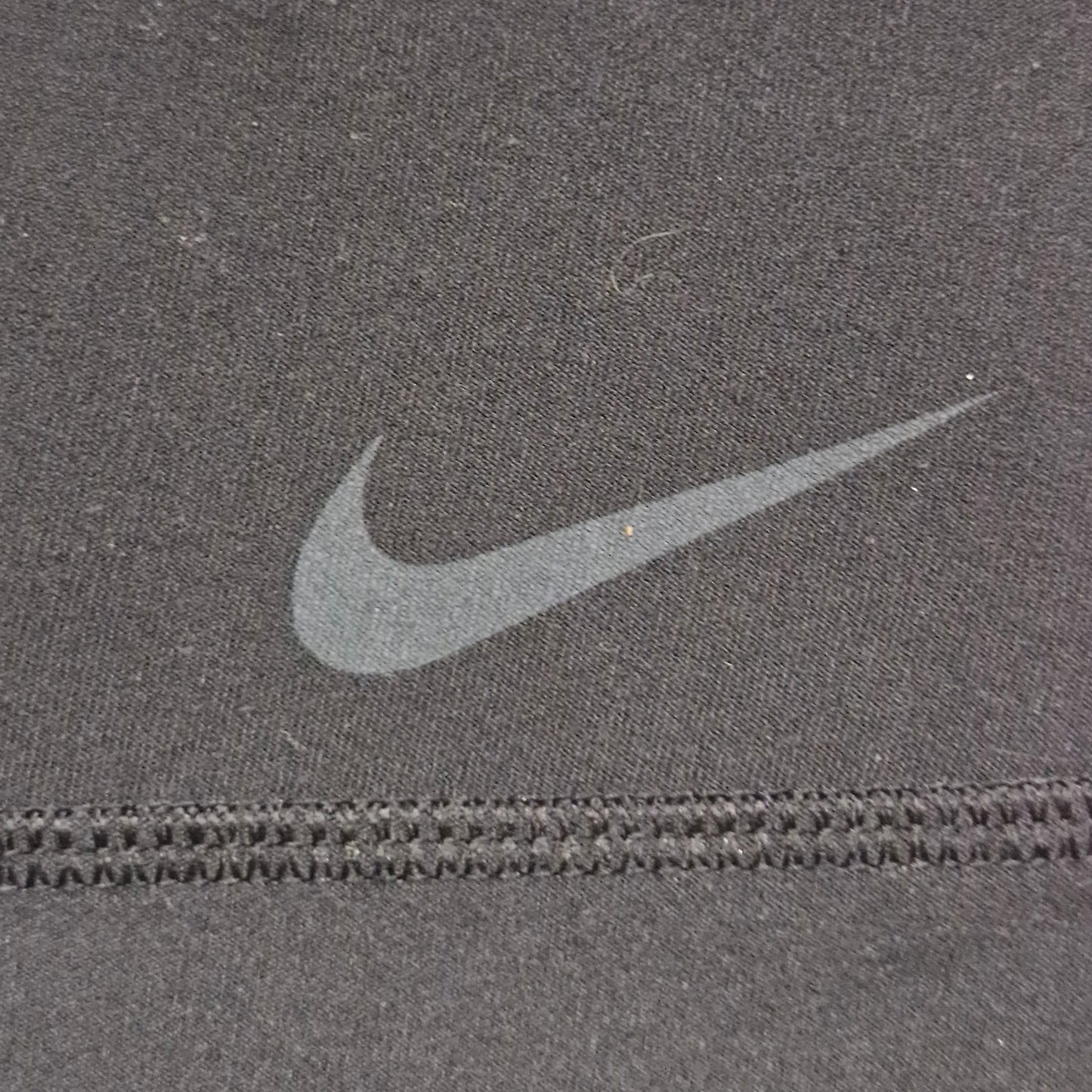Nike “Just Do It” Crop Logo Leggings Women’s Size Small Black/White AH6