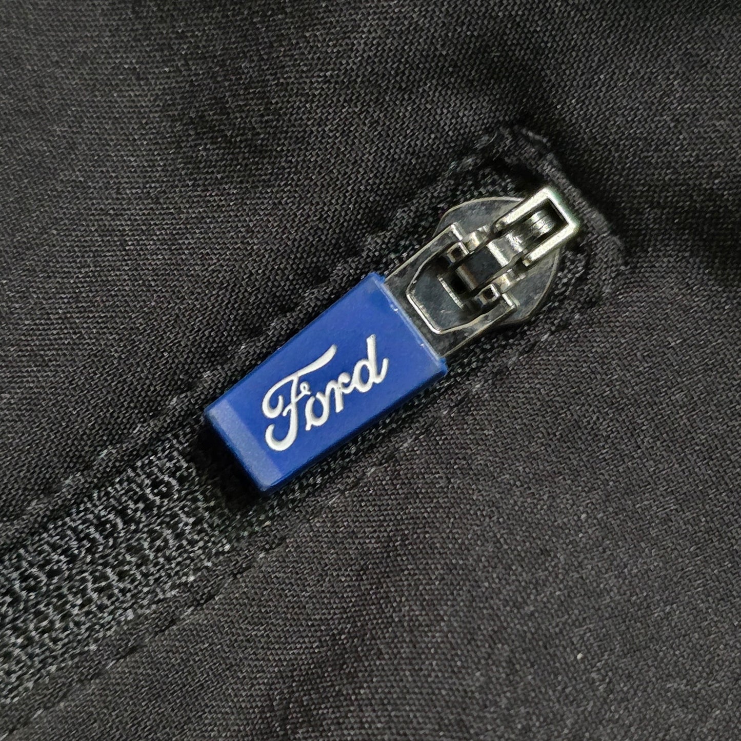 Ford Sporty Bomber Jacket Softshell Water Resistant Men XL Blue/Black