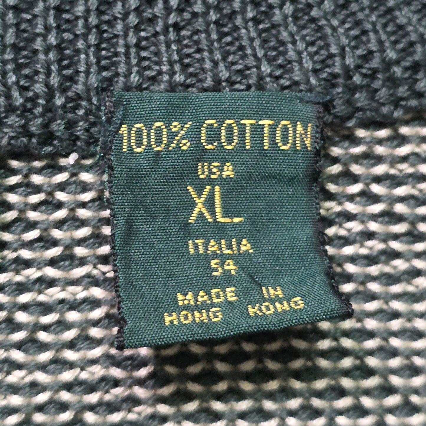 Bobby Jones V-Neck Sweater Men’s XL Green Knit Pullover