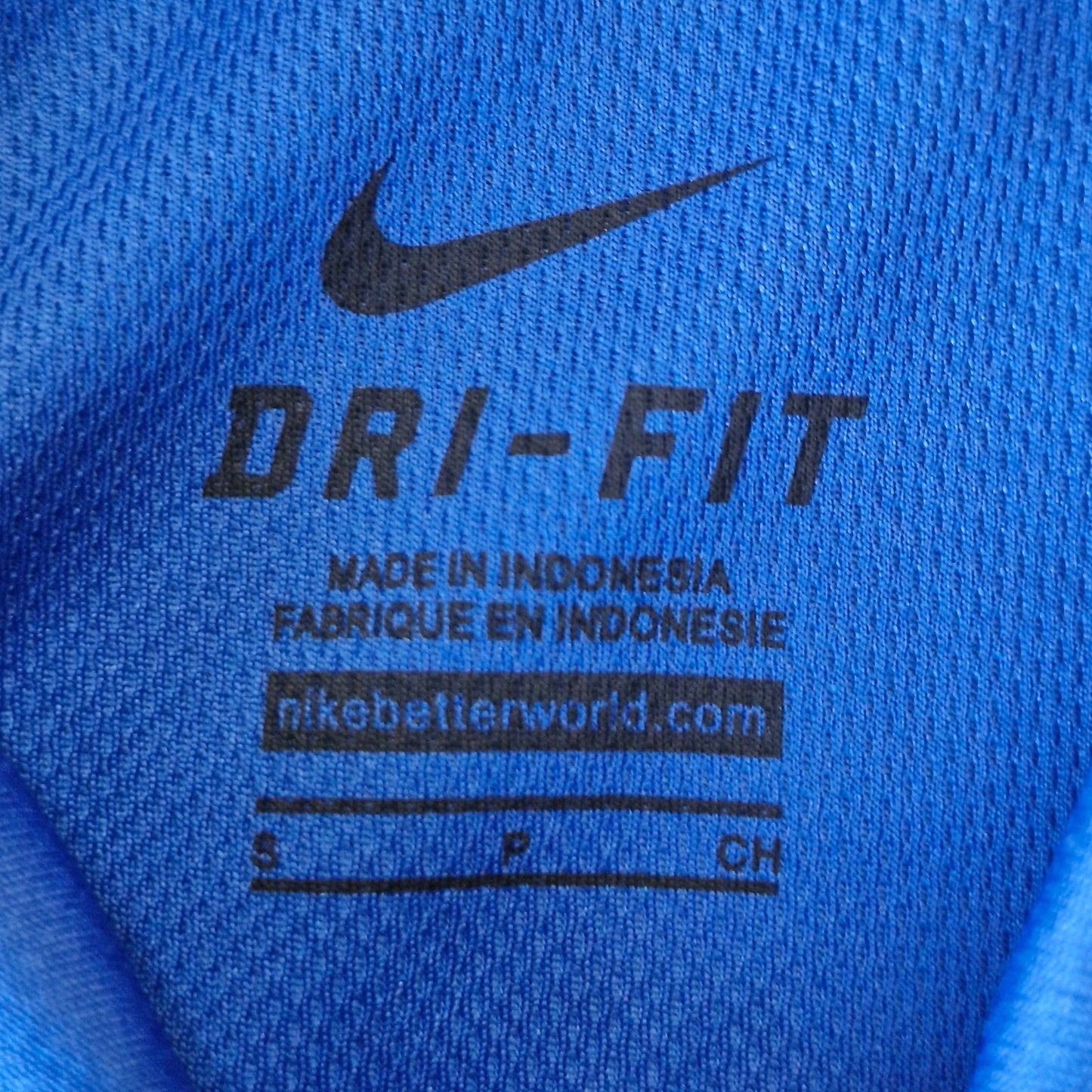 Nike Women's Dri-Fit Coaches Shirt Polo Sz Small Blue White