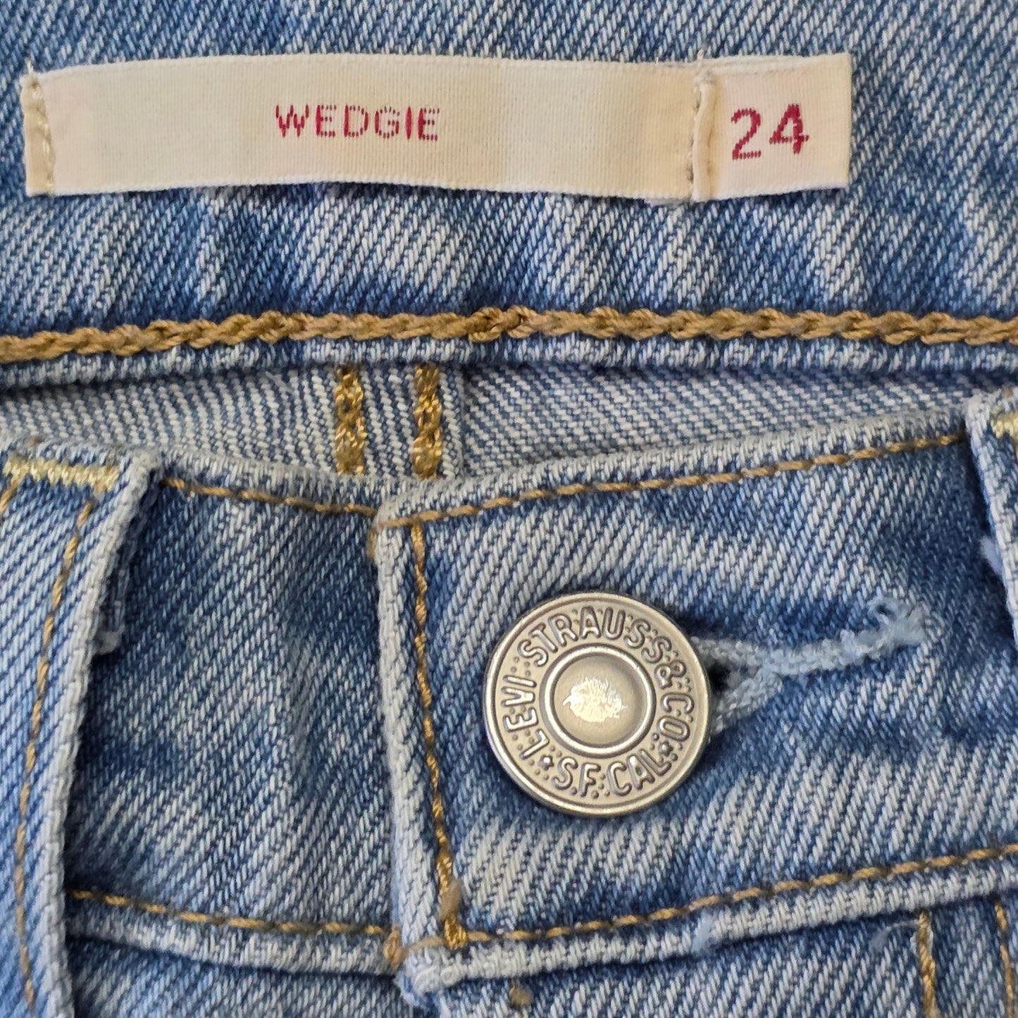Levi’s Premium 501 Skinny Jeans Women’s 24W x 28L Button Fly