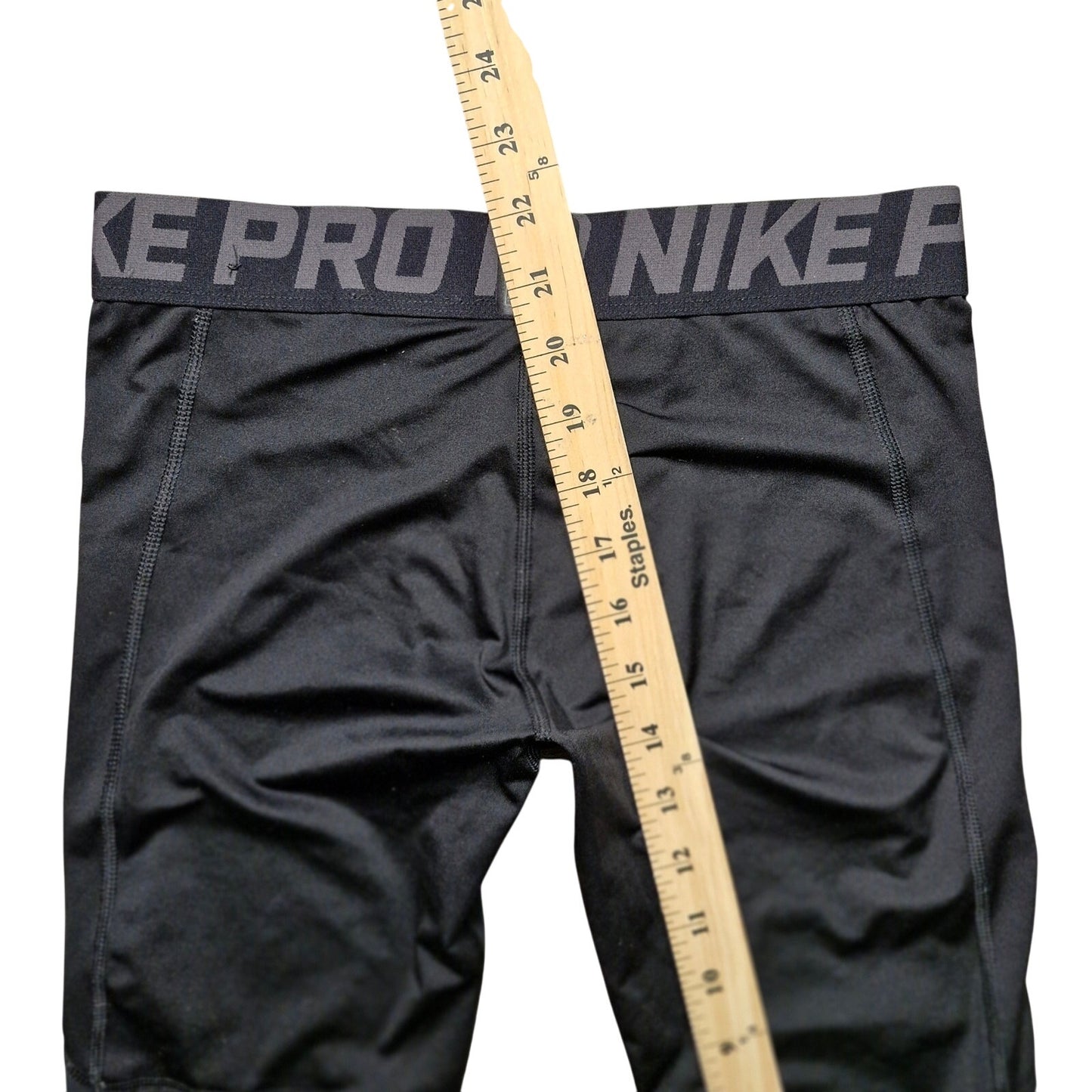 Nike Pro Dri-FIT Black Compression Training Leggings Youth Size Large