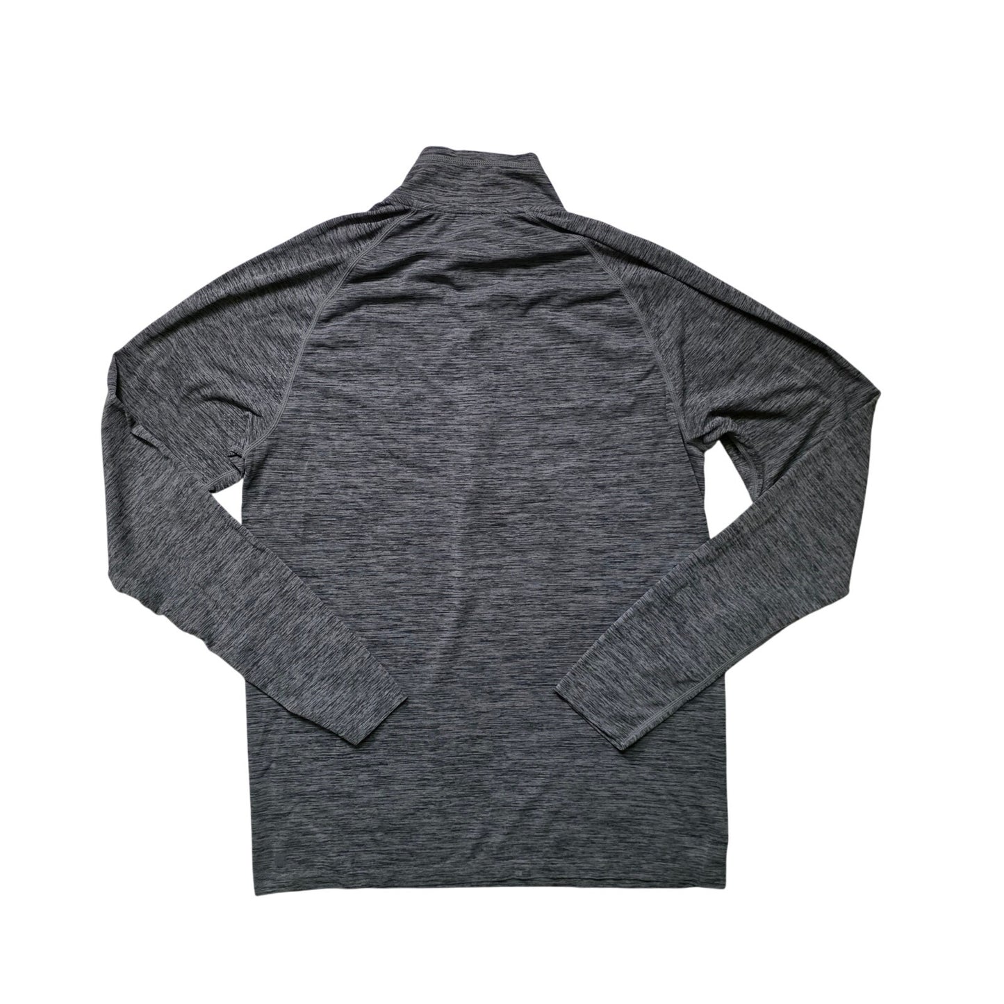 Zella Seamless Quarter Zip Pullover Men’s M Grey Obsidian Melange