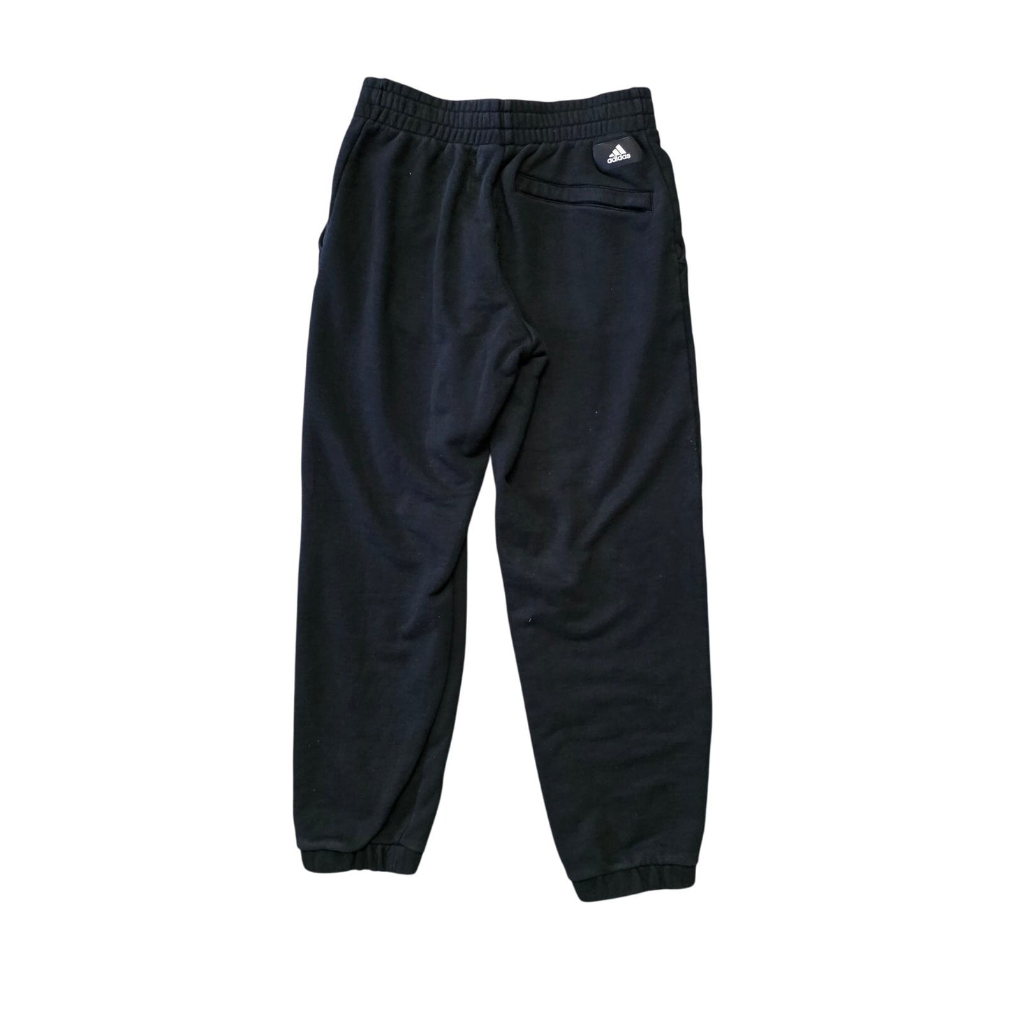 Adidas Sportswear Future Icons Logo Graphic Pants Men’s Medium Black Cotton Blend - no drawstrings