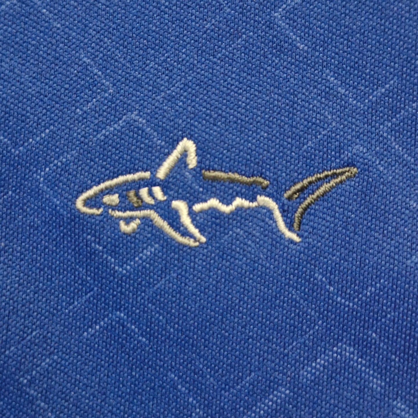 Greg Norman Long Sleeve Golf Shirt Men’s Medium Blue Stretch Performance