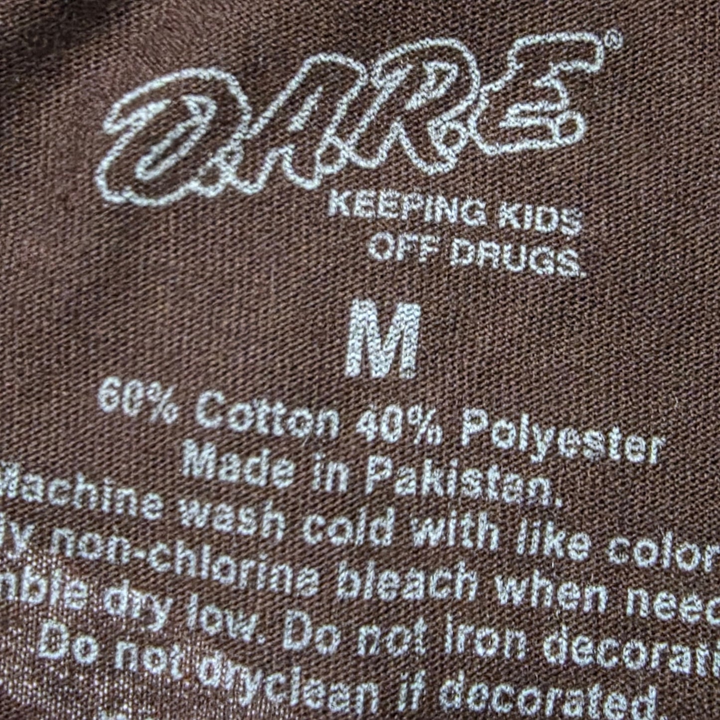 D.A.R.E. Daren the Lion T-Shirt Men M Black Graphic Tee NWOT