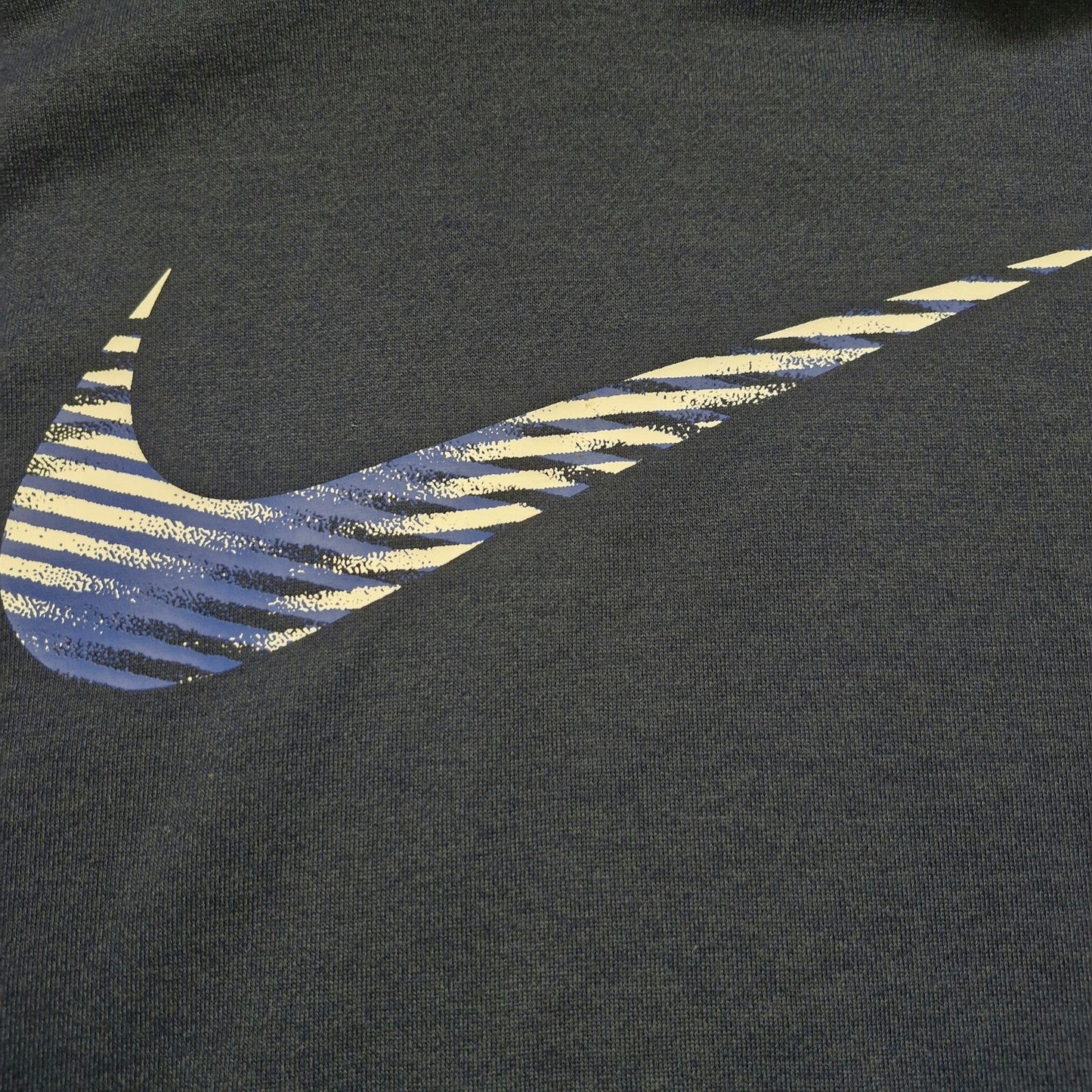 Nike Standard Fit Dri-FIT Navy Long Sleeve Pullover Sweatshirt Hoodie Men’s Medium