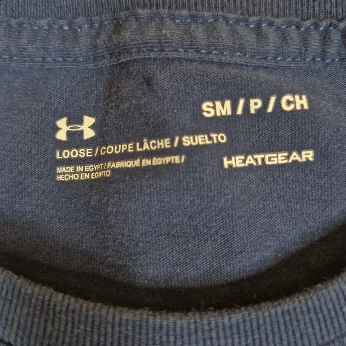 Under Armour Freedom T Shirt Adult Small Gray Cotton USA Graphic Tee