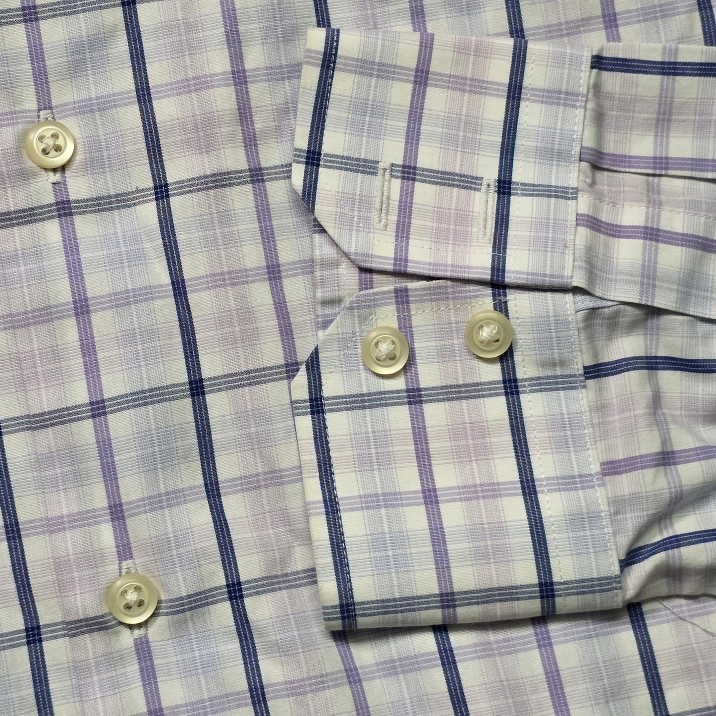 Banana Republic Purple Striped Non-Iron Button Up Shirt Men’s XL