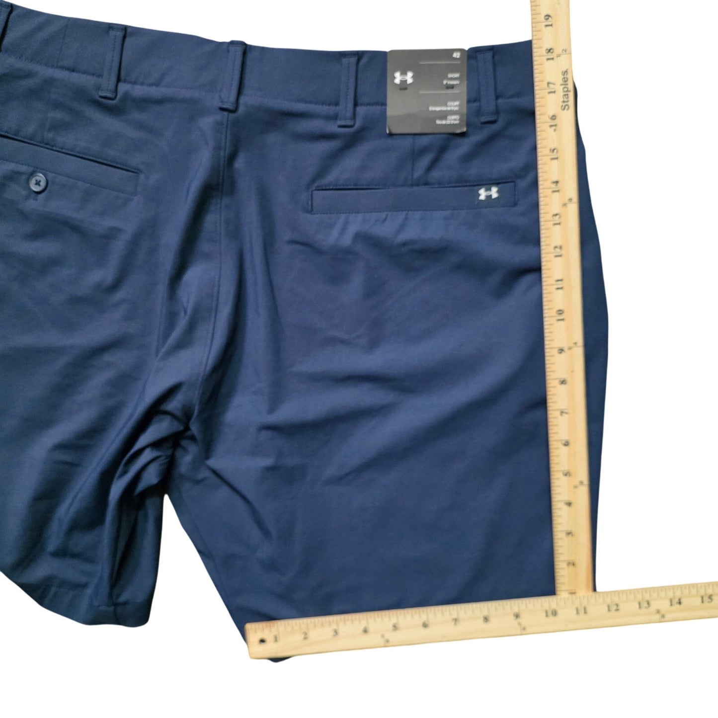 Under Armour Match Play Golf Shorts Men’s 42 Navy NWT