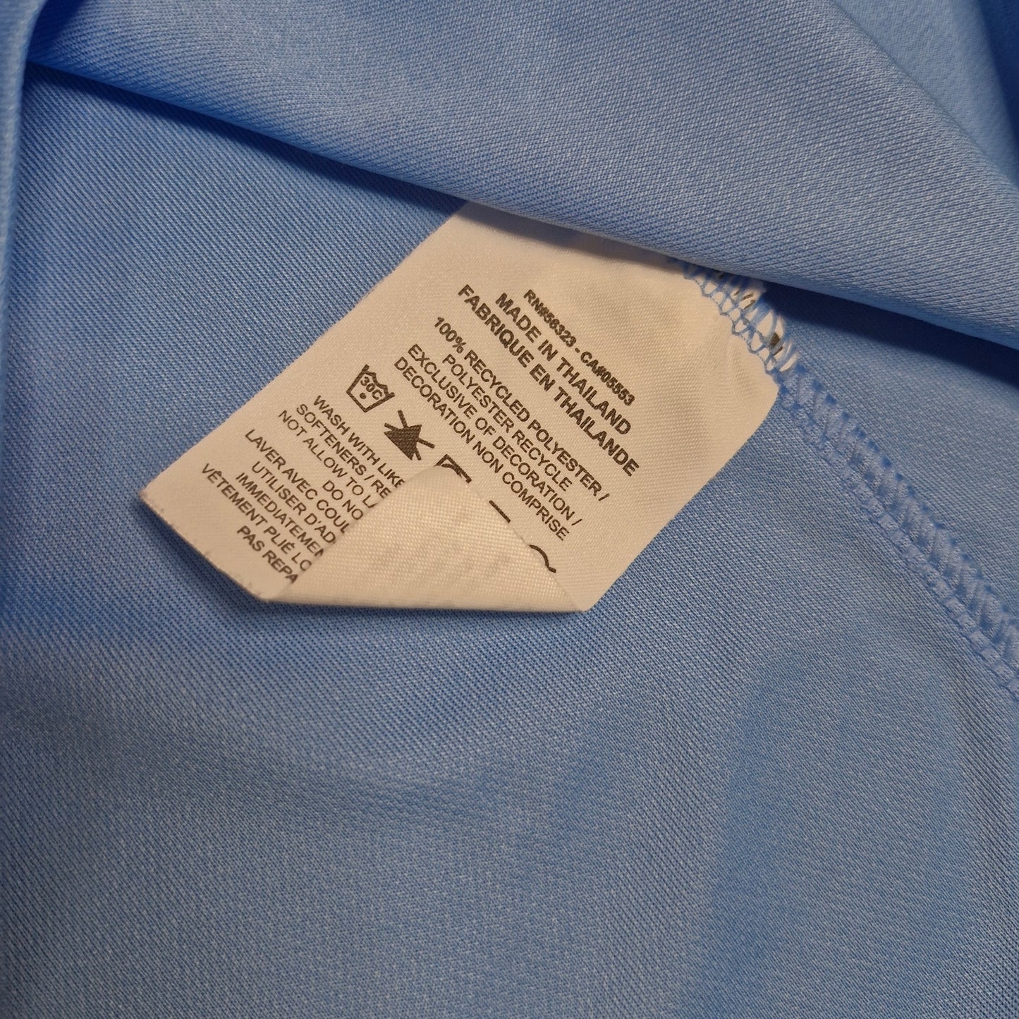 Nike Dri-Fit Standard Fit Golf Polo Shirt Men’s Large Blue Performance Swoosh