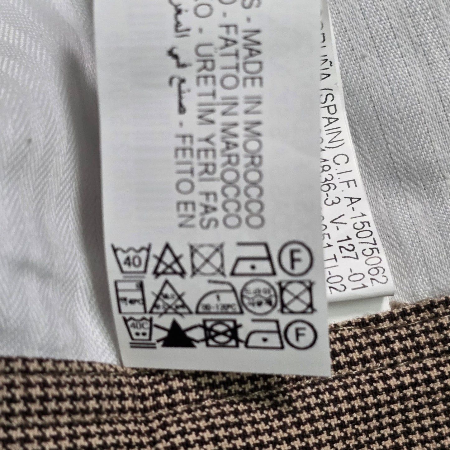 Zara Trousers Men’s 32 Beige Slim Fit Casual Dress Pants