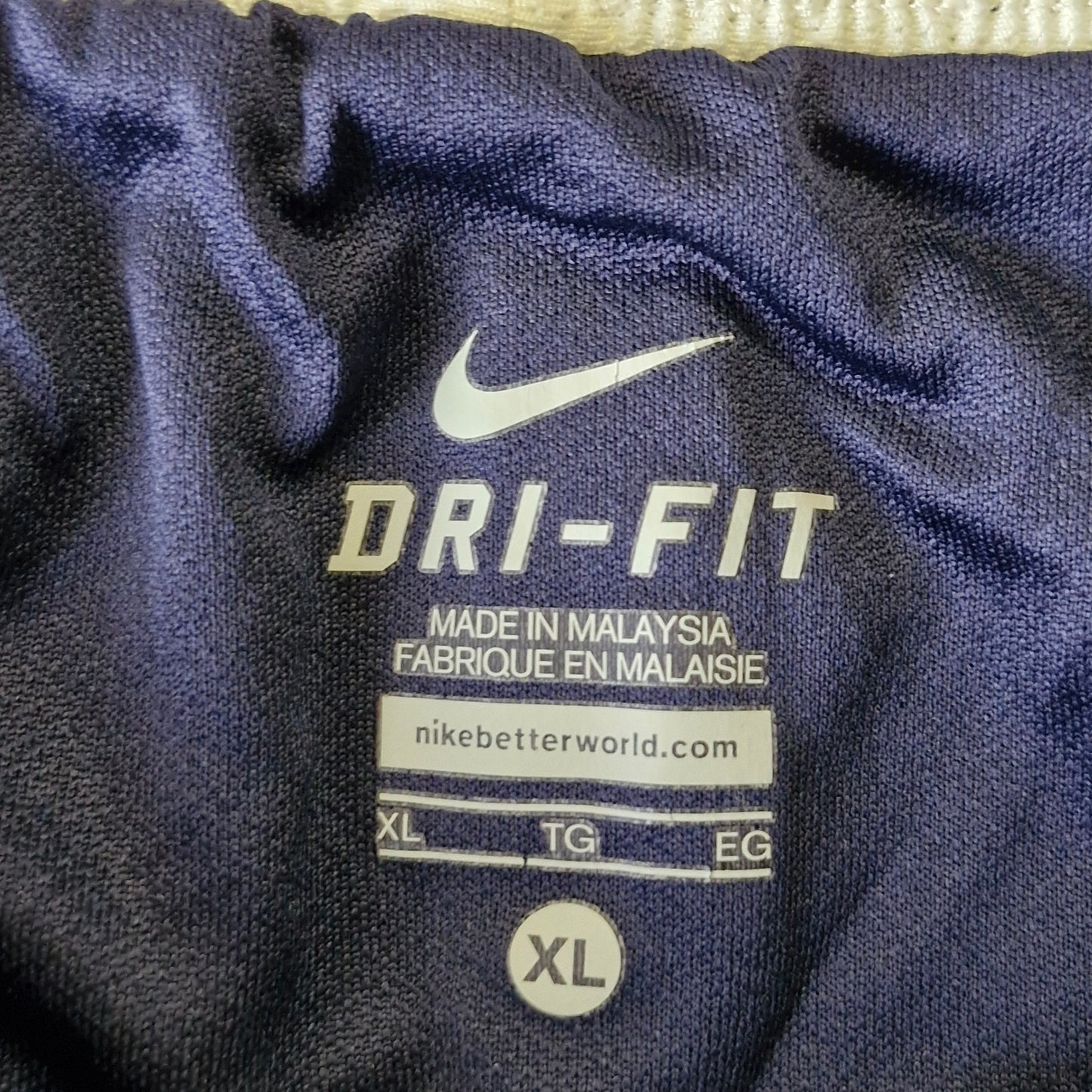 Nike Dri-Fit Running Shorts Women’s Size XL Blue Lined Athletic Gym Workout