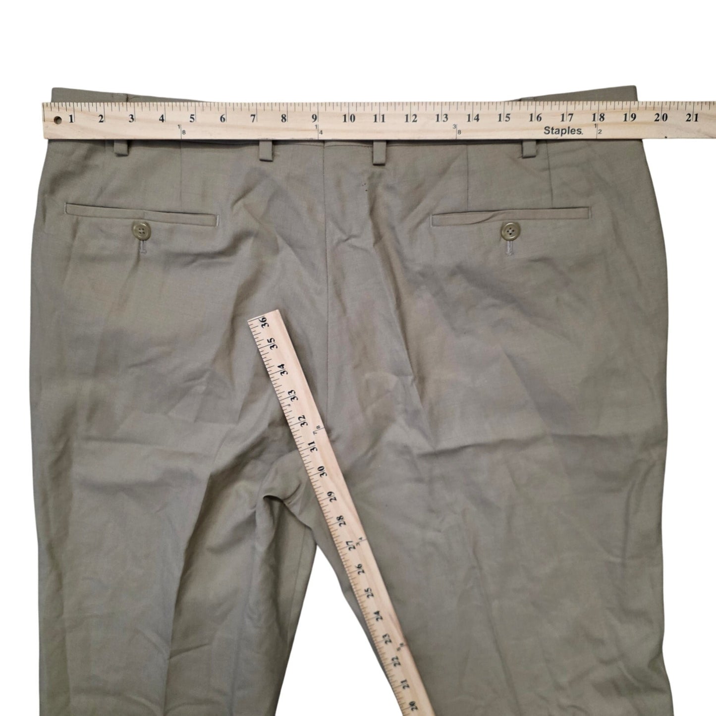 Lauren Ralph Lauren Khakis Men’s L Beige Wool Total Comfort Pants
