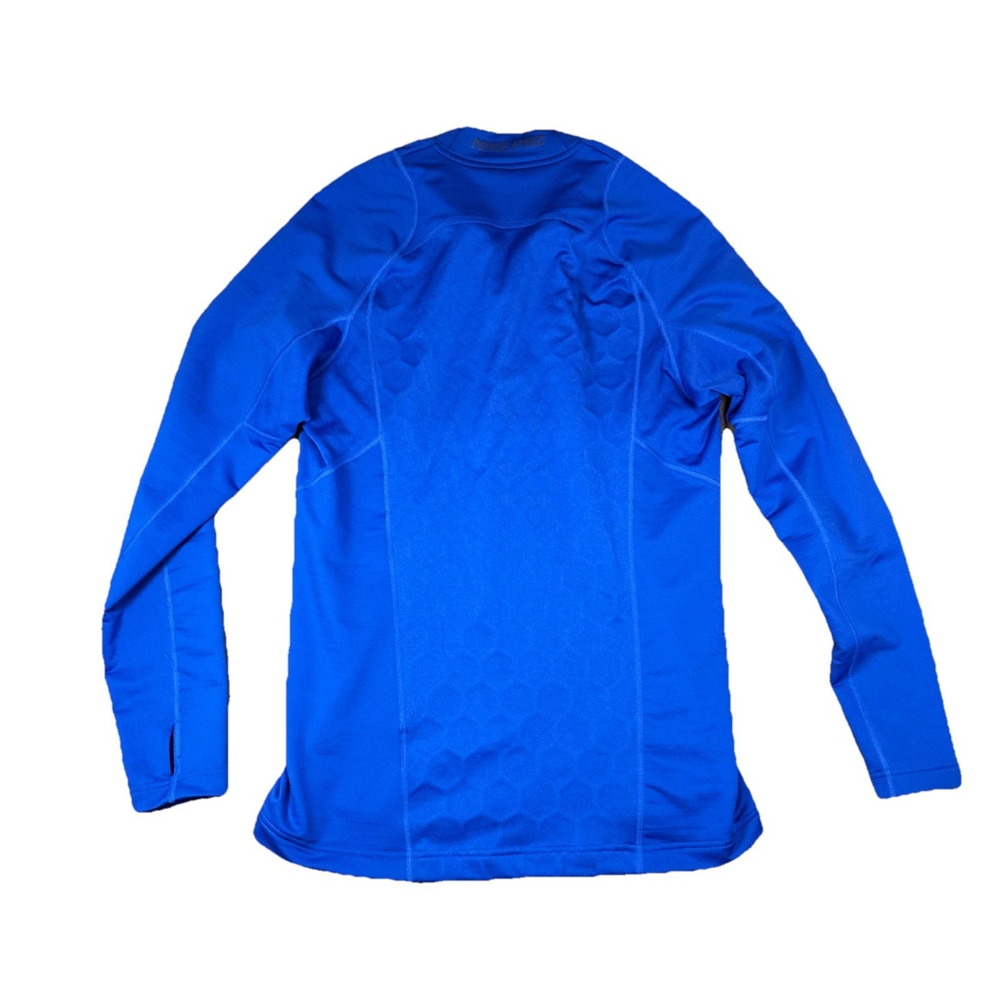 Nike Pro Hyperwarm Fitted 1/4 Zip Long Sleeve Shirt Men’s Medium Blue Training