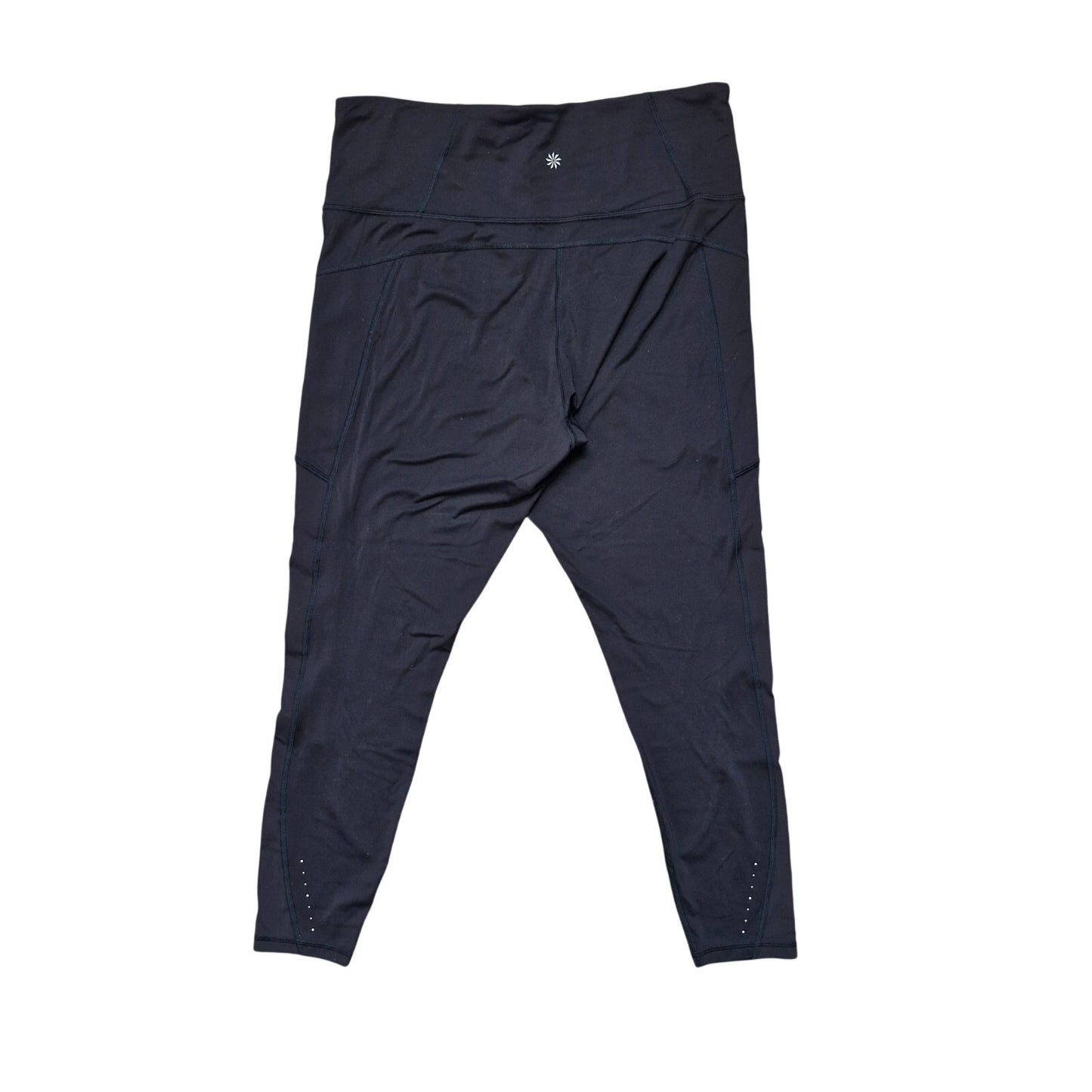 Athleta Rainier High-Rise Leggings Women’s 1X Black Fleece-Lined Trail Running