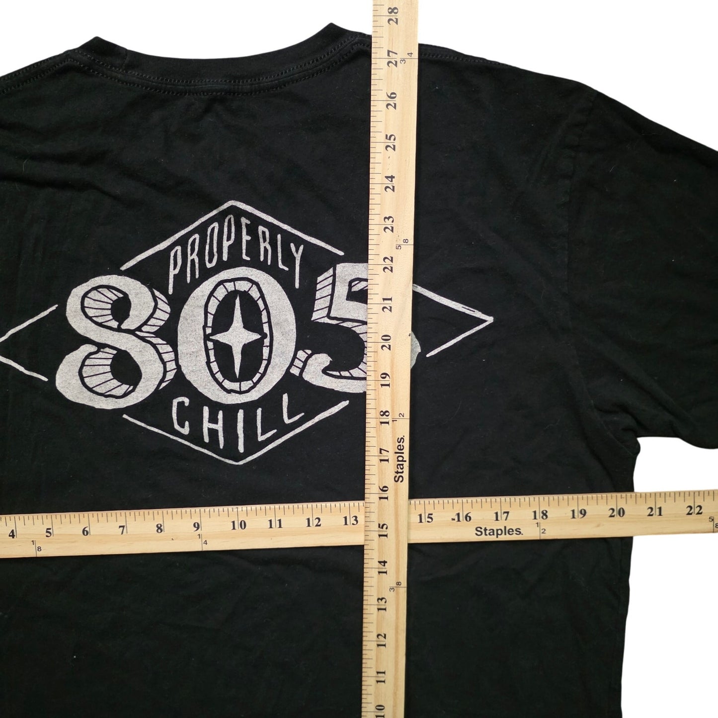805 Firestone Walker T-Shirt Mens L Black Graphic