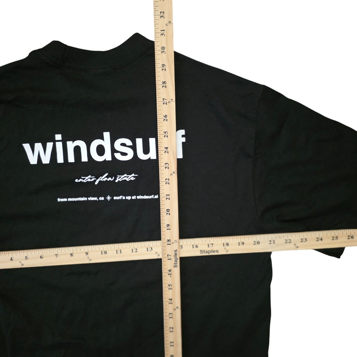 Shaka Wear Windsurf T-Shirt Men’s Large Black Graphic