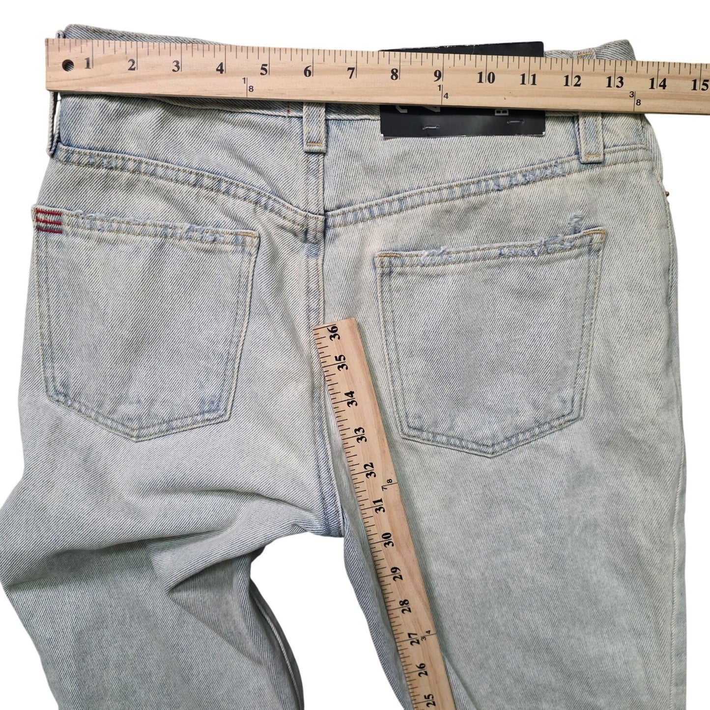 BDG High Rise Bootcut Jeans Women’s 27 Light Wash Distressed Denim NWT