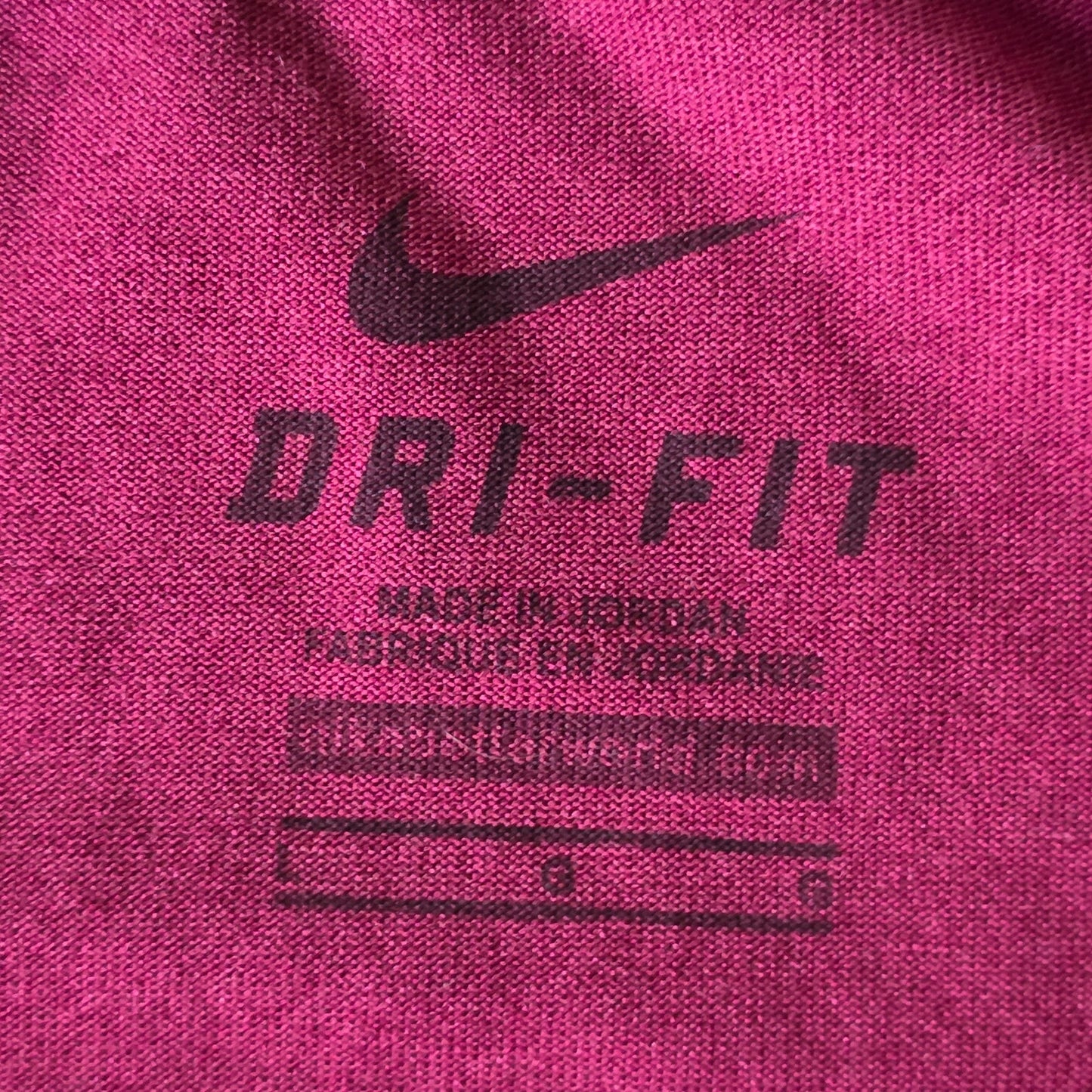 Nike Legend Long Sleeve T-Shirt Women’s L Maroon Dri-Fit Athletic Top