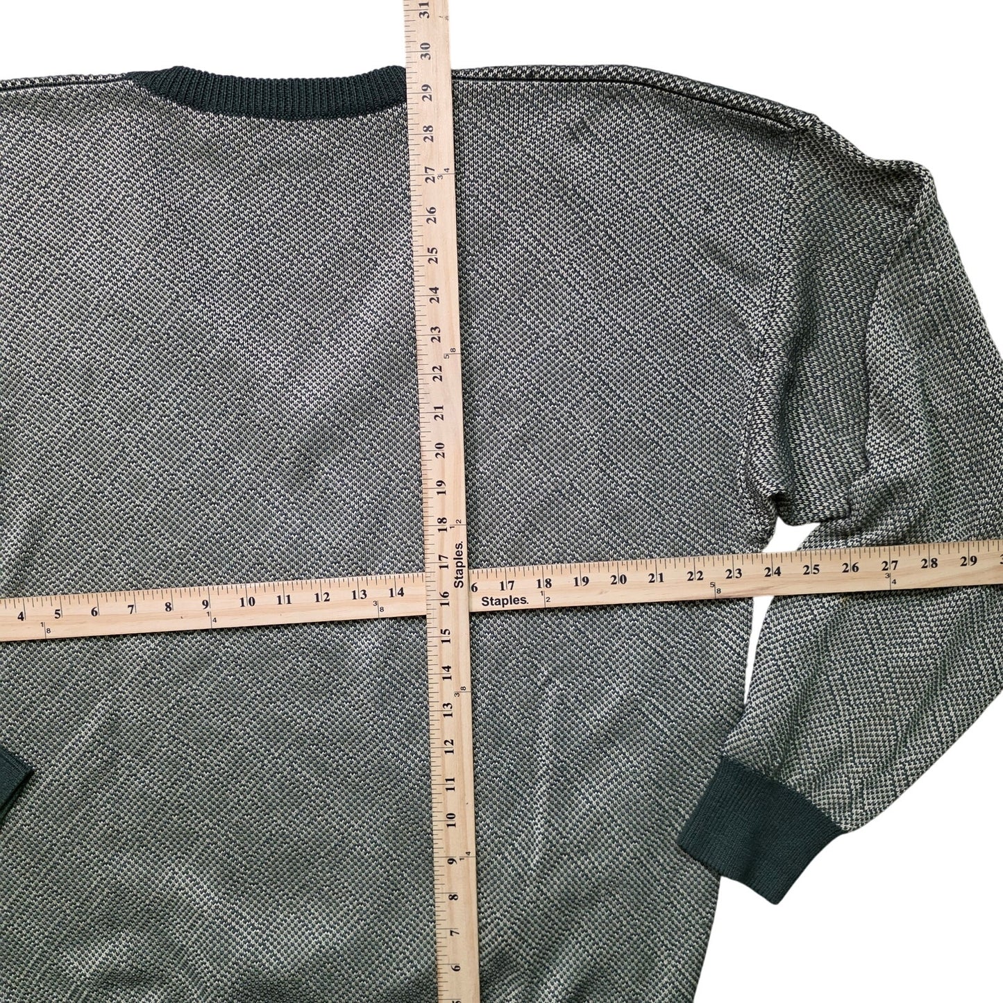 Bobby Jones V-Neck Sweater Men’s XL Green Knit Pullover