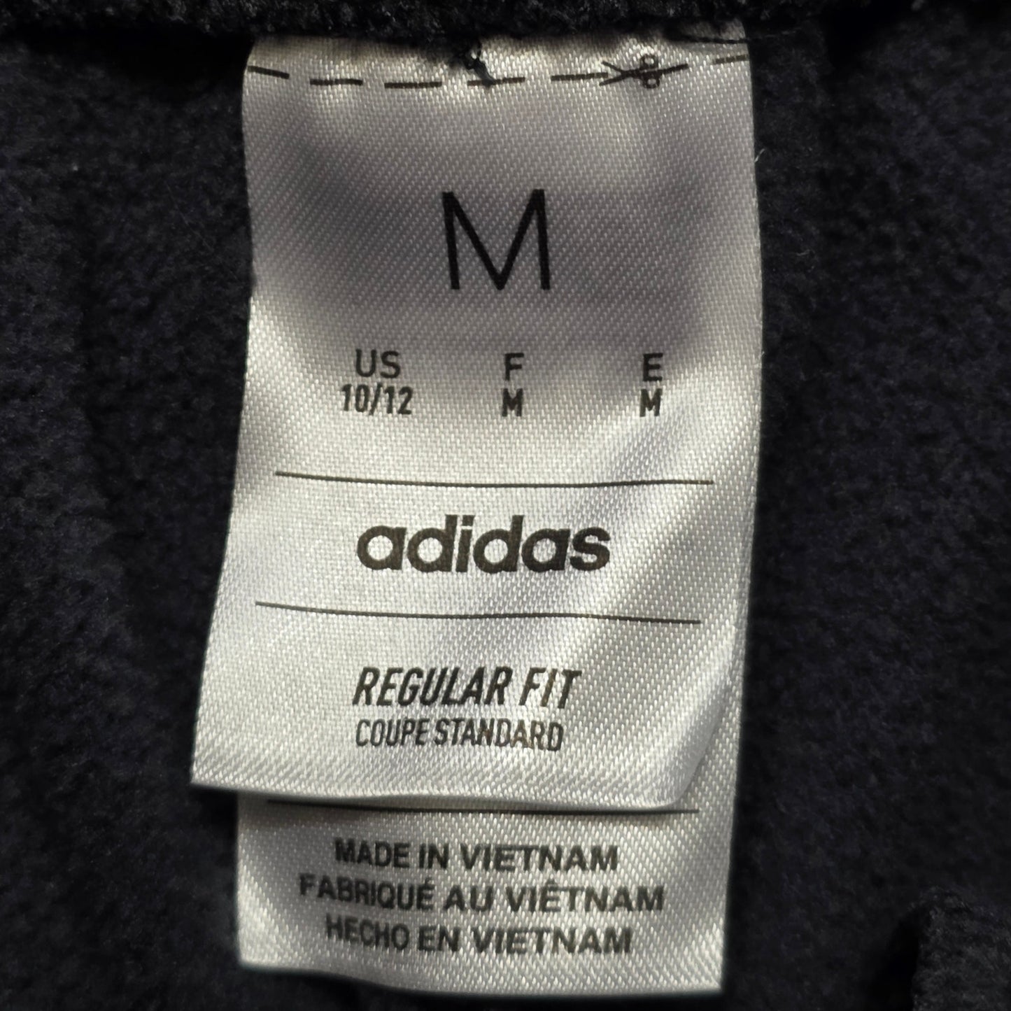 Adidas Boys Joggers Size M (10/12) Black Game Go Athletic Pants