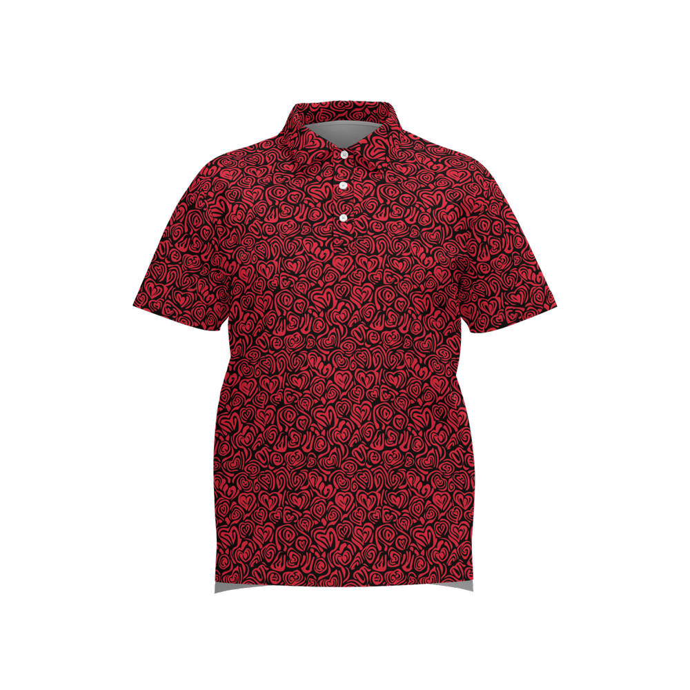 Tee Time Roses Performance Polo