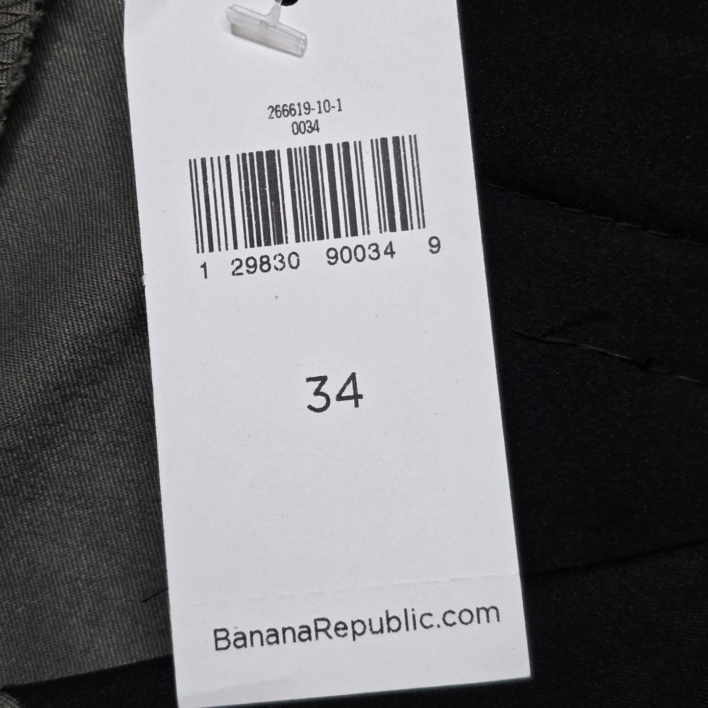 Banana Republic Aiden Chino Shorts Men’s 34 Green Cotton NWT
