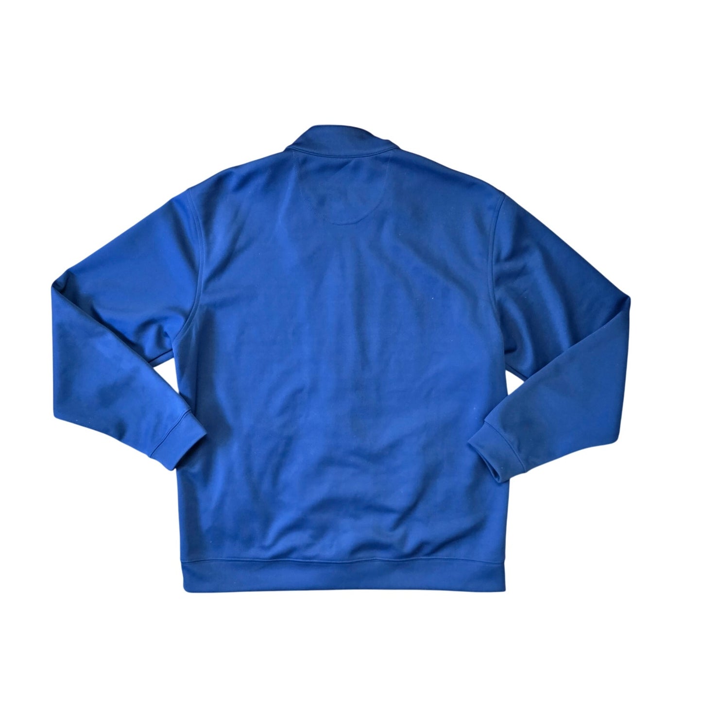 Pebble Beach Golf Jacket Mens L Blue Full Zip Stretch Outdoor Pocket
