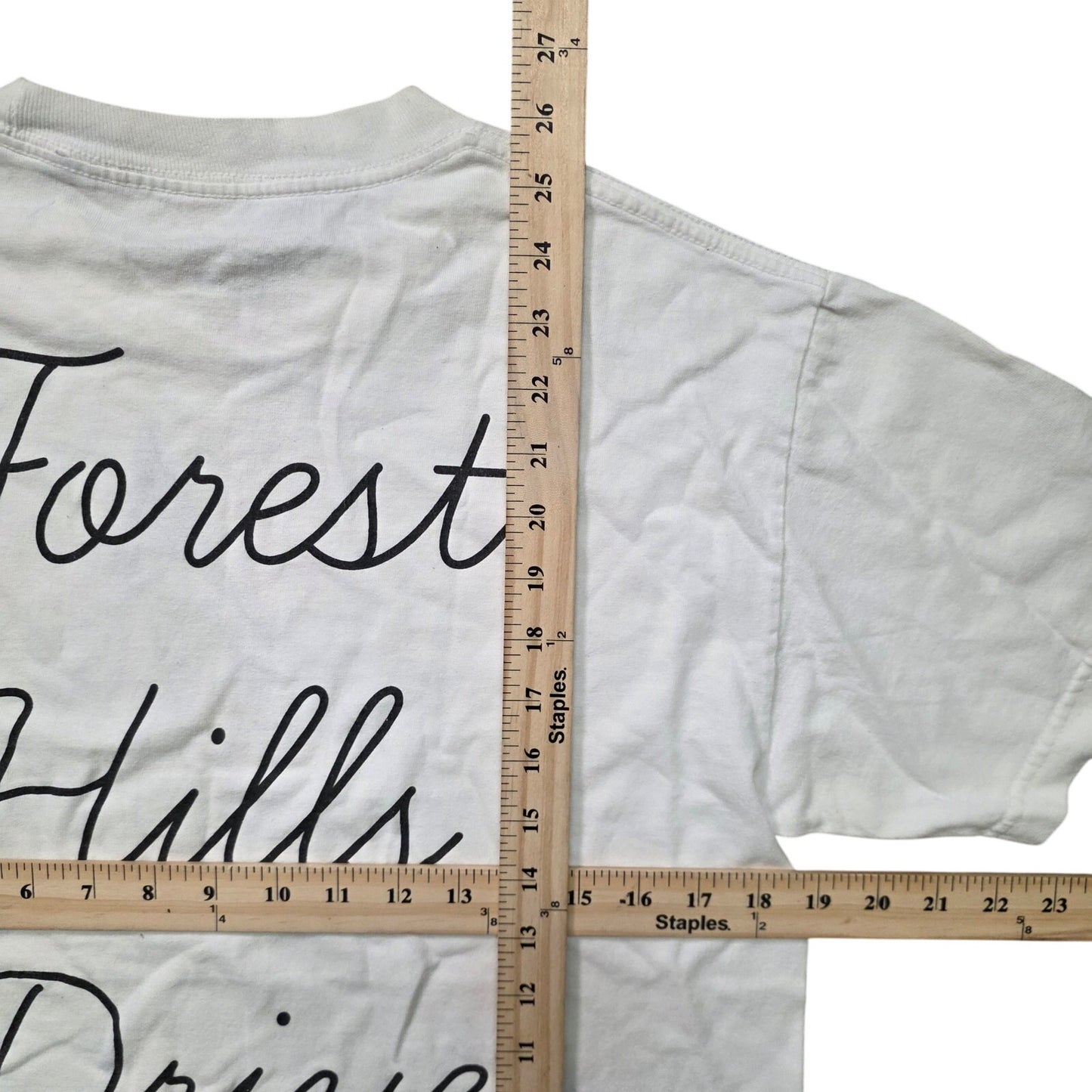 J. Cole I’ma Need My Shirt Back Forest Hills Drive Tour T-Shirt Men’s Medium White
