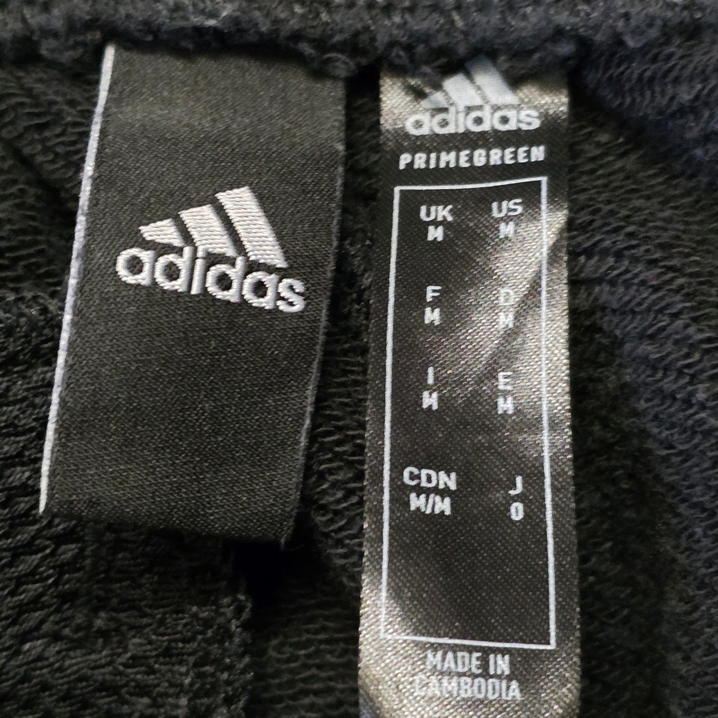 Adidas Sportswear Future Icons Logo Graphic Pants Men’s Medium Black Cotton Blend - no drawstrings