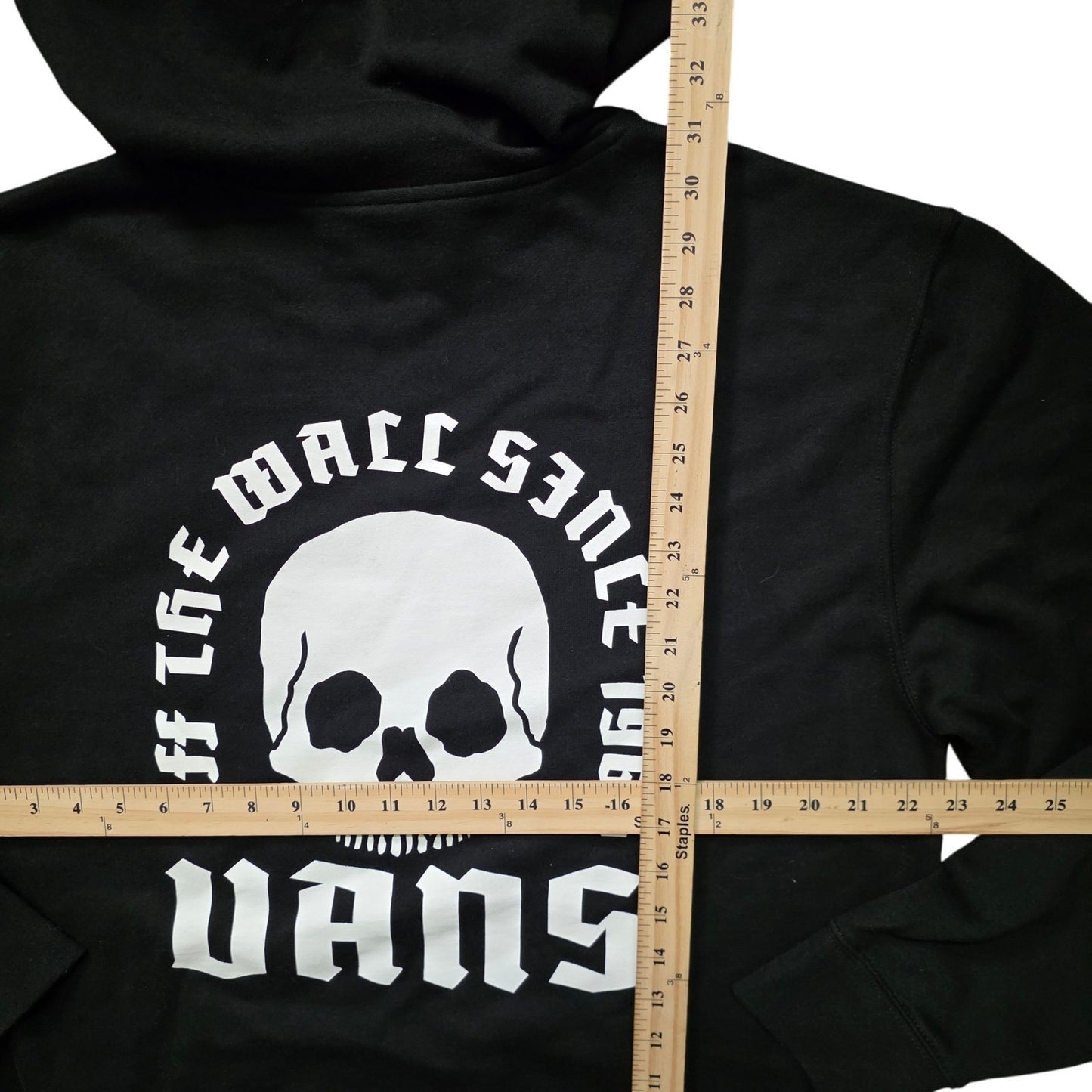 Vans Skull Logo Hoodie Men’s XL Black Pullover