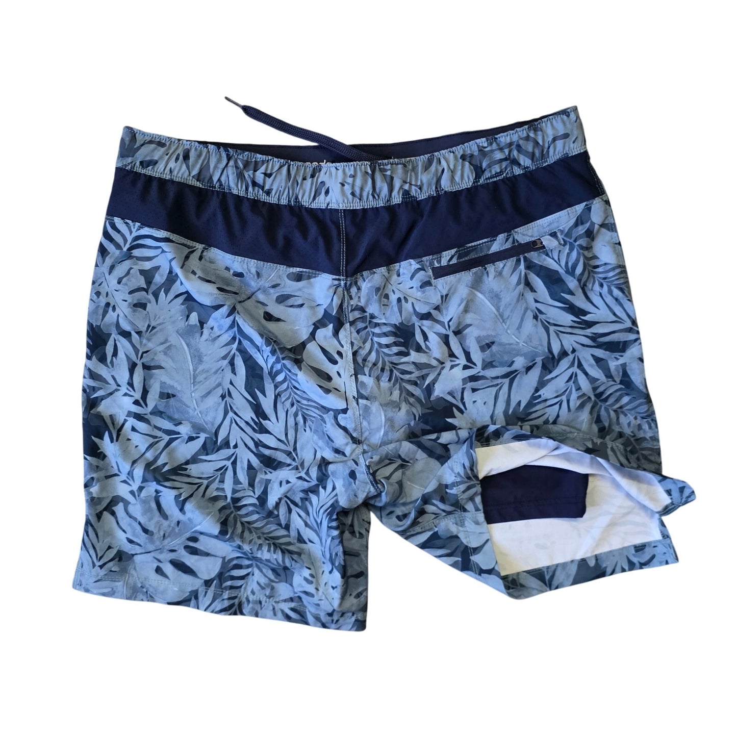 Speedo Tech Volley Swim Shorts Men’s XL Blue Quick Dry Athletic