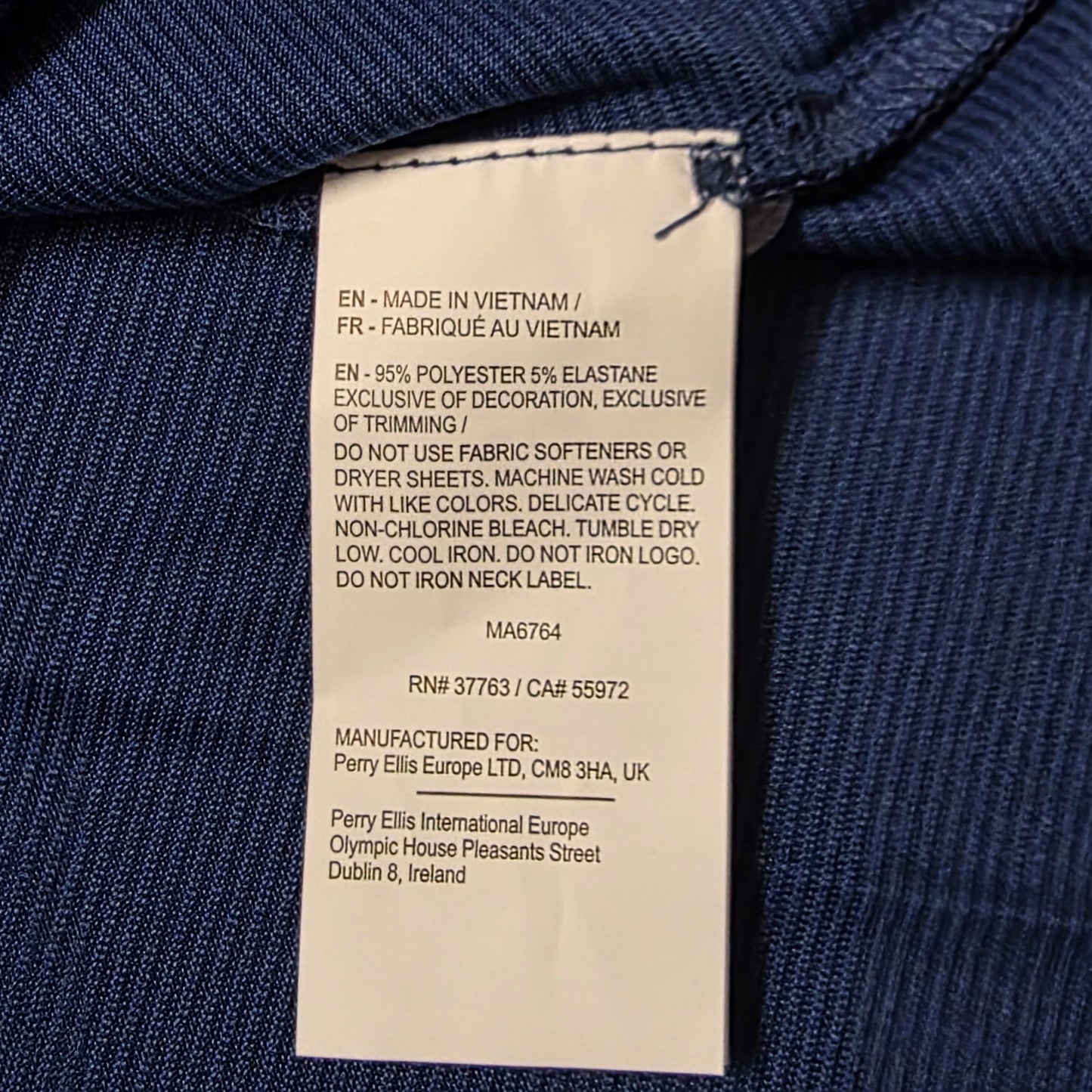 Callaway Core Performance Golf Polo Men’s XL Blue Peacoat Opti‑Dri Stretch