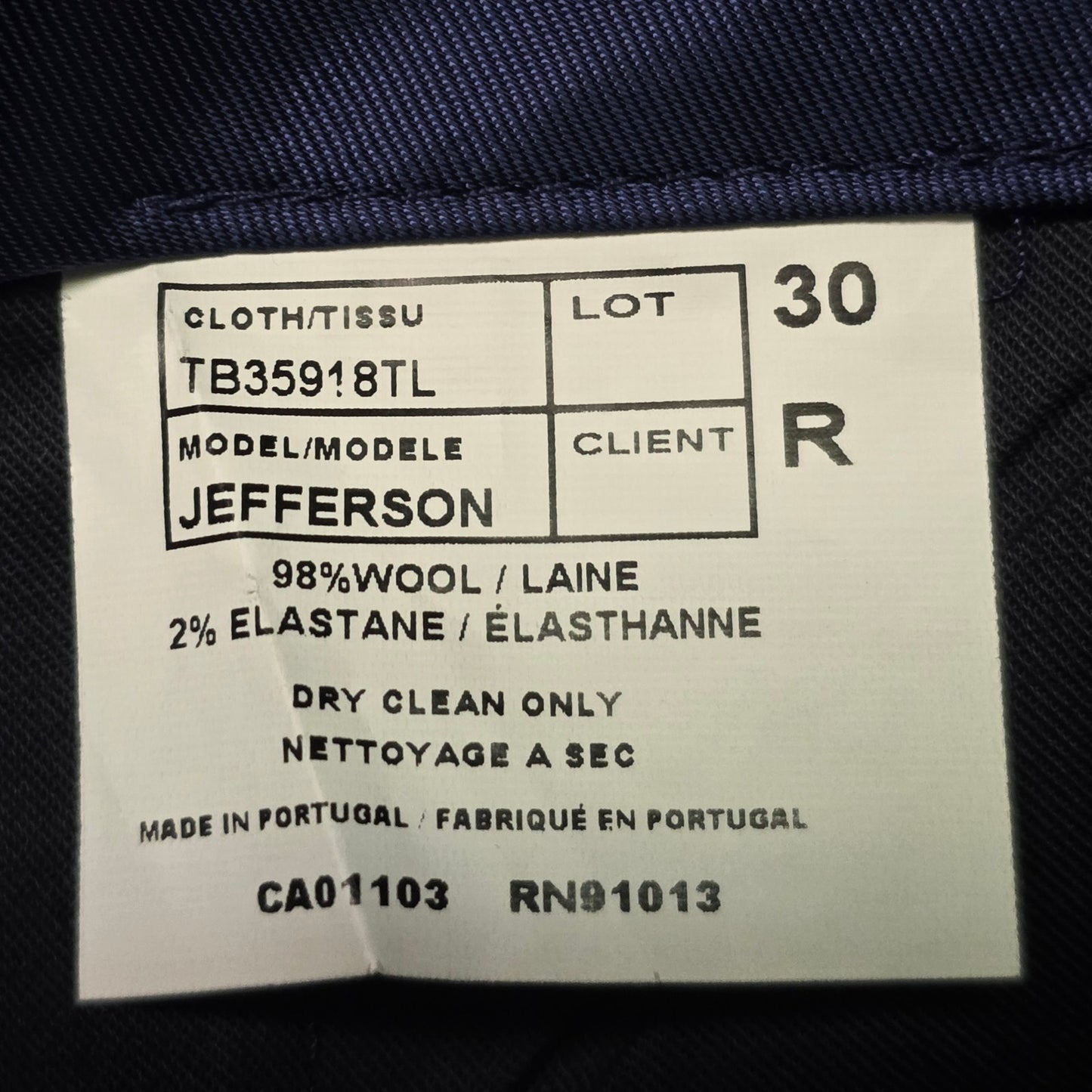 Ted Baker Jefferson Wool Dress Pants Men’s 30R Maroon Flat Front NWT