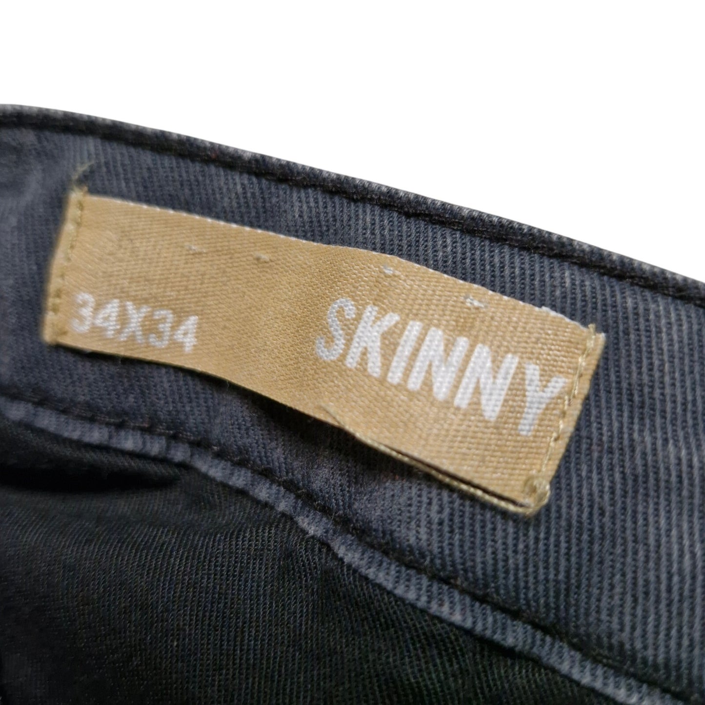 Arizona Skinny Fit Jeans Men’s Size 34x34 Dark Wash Denim