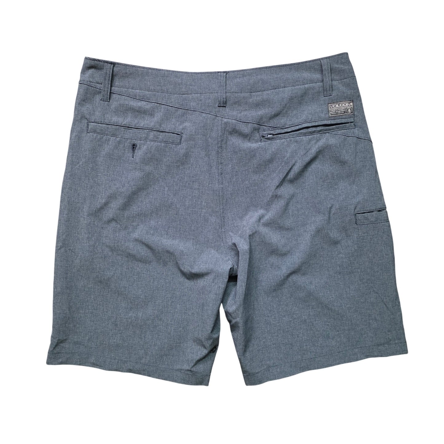 Volcom Kerosene Hybrid Shorts Men’s 36 Gray Stretch Active
