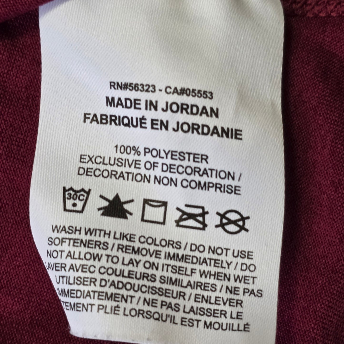 Nike Legend Long Sleeve T-Shirt Women’s L Maroon Dri-Fit Athletic Top