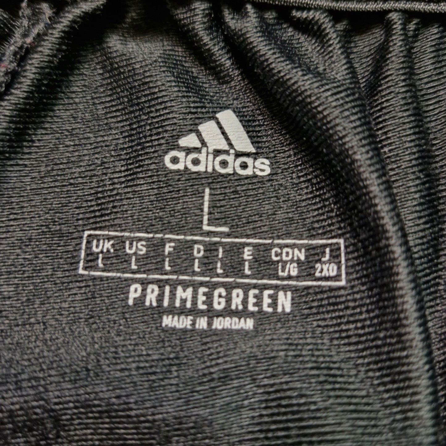 Adidas Primegreen Soccer Pants Men’s Large Black Gray Ankle Zip Athletic Track