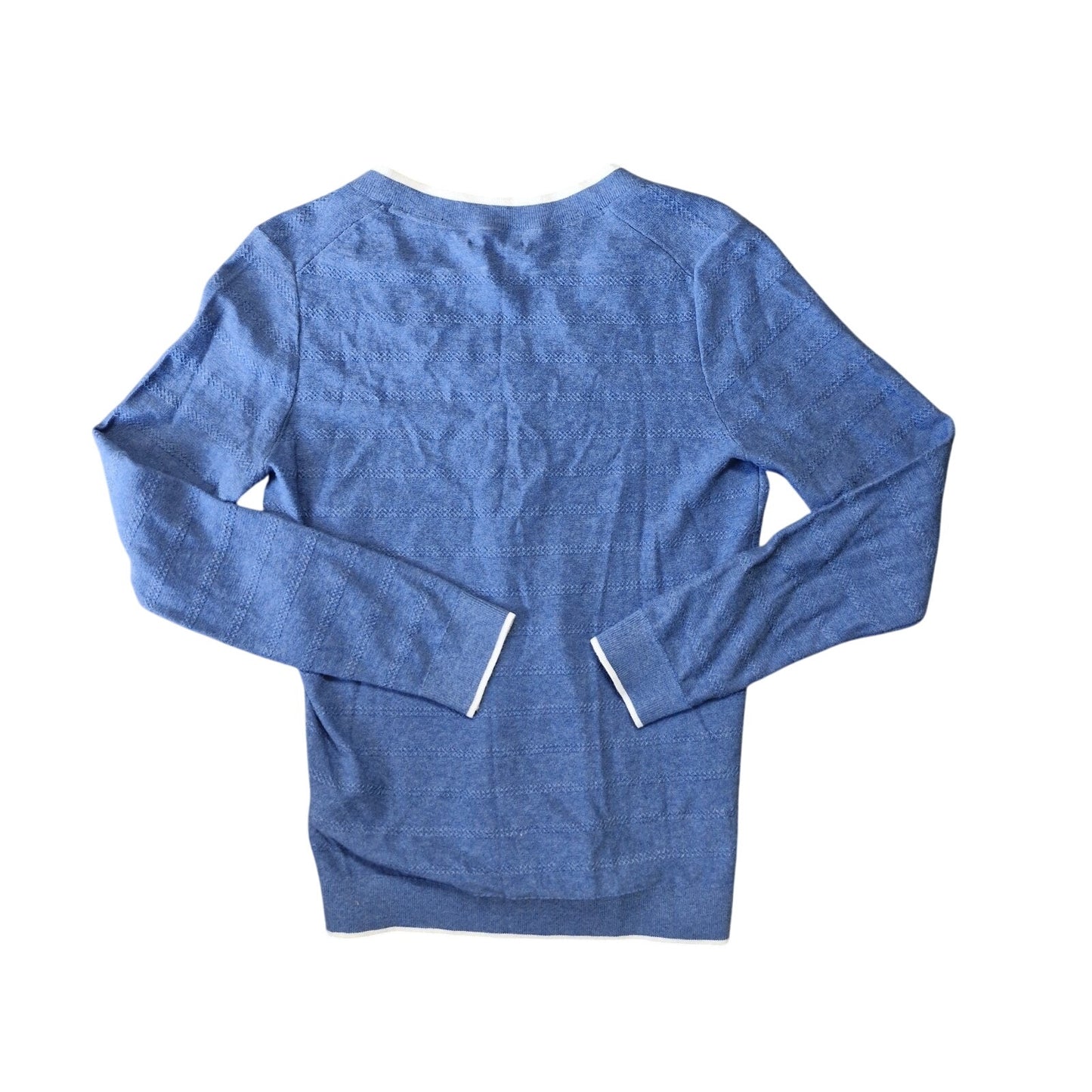 Tommy Hilfiger Blue Long Sleeve Sweater V Neck Womens Size Small