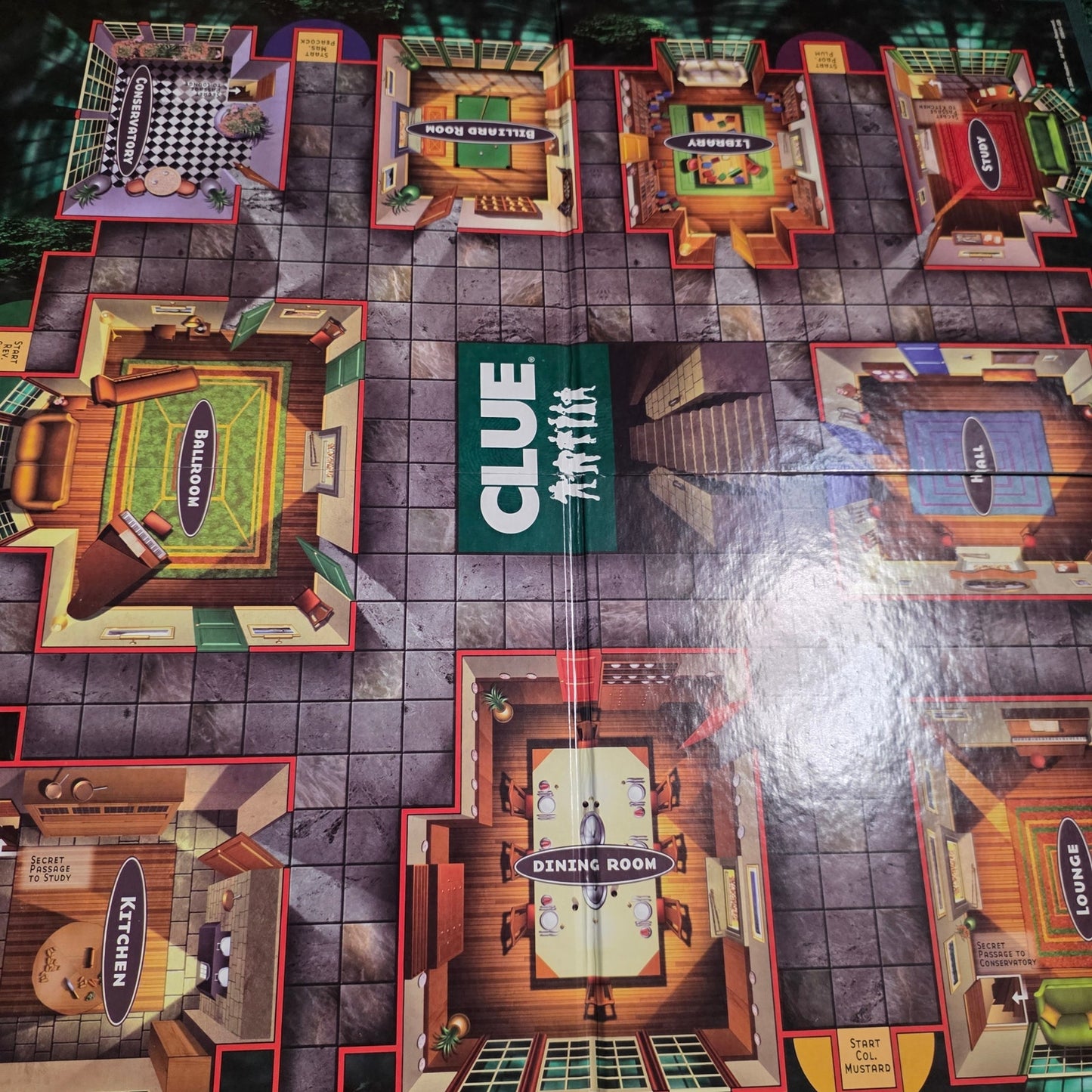 Clue Parker Brothers Classic Detective Board Game 2005 Mystery Complete