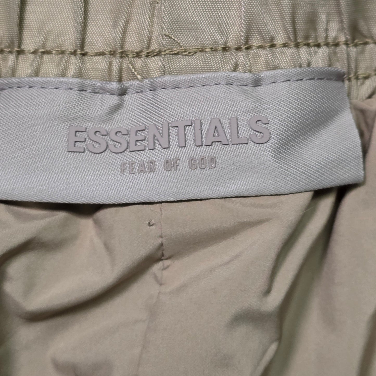 Fear of God Essentials Nylon Track Pants Men XS Taupe Streetwear