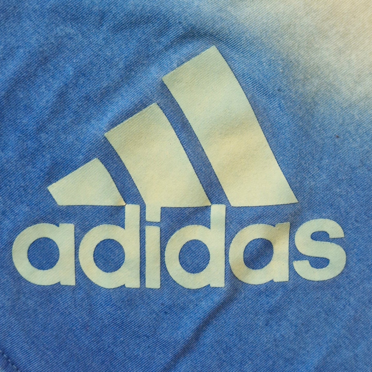 Adidas Ultimate Tank Top Women’s L Yellow Blue Racerback Climalite Activewear