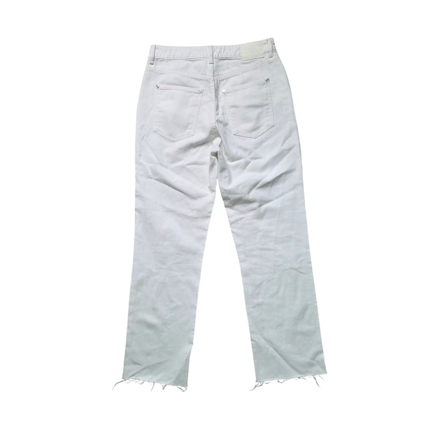 Zara Slim High Rise Jeans Women’s Size 6 White