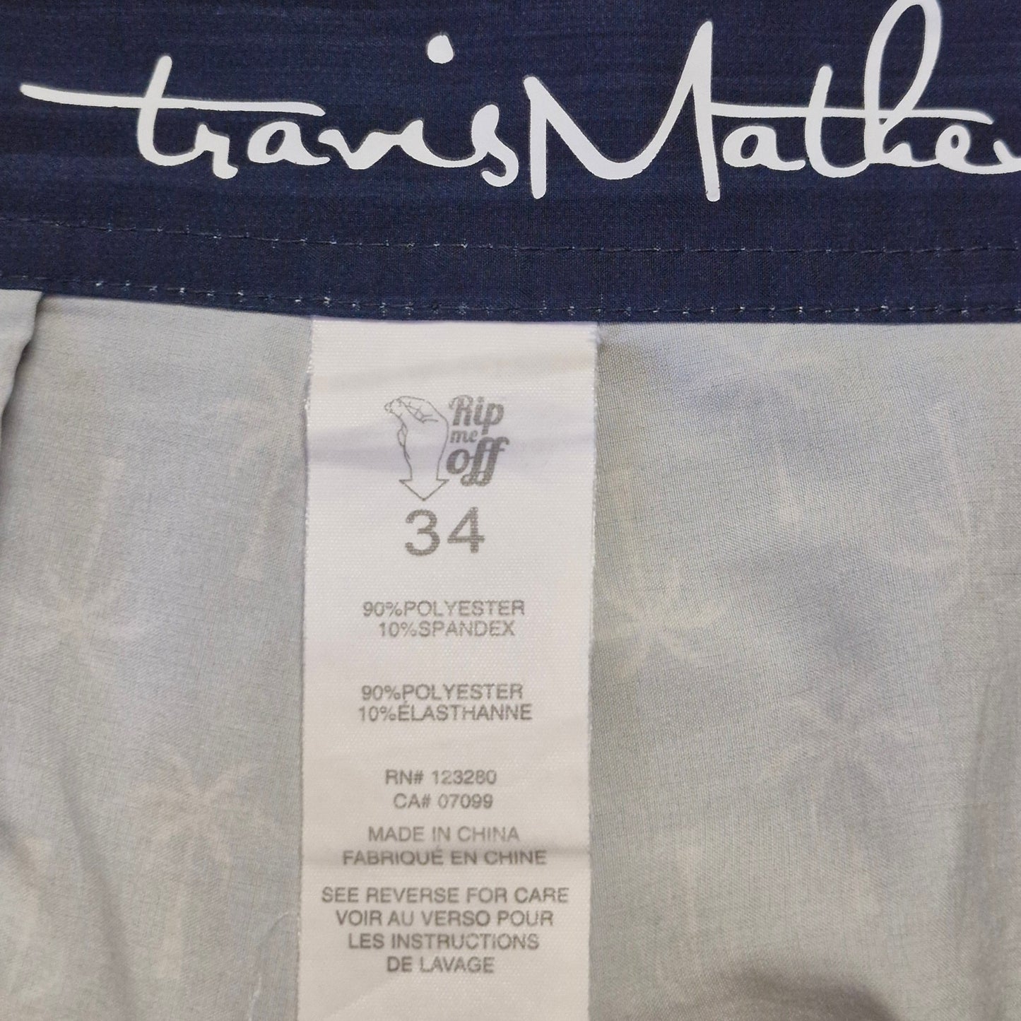 Travis Mathew Board Shorts Men’s Size 34 Murican Fun Surf Beach Swim Trunks