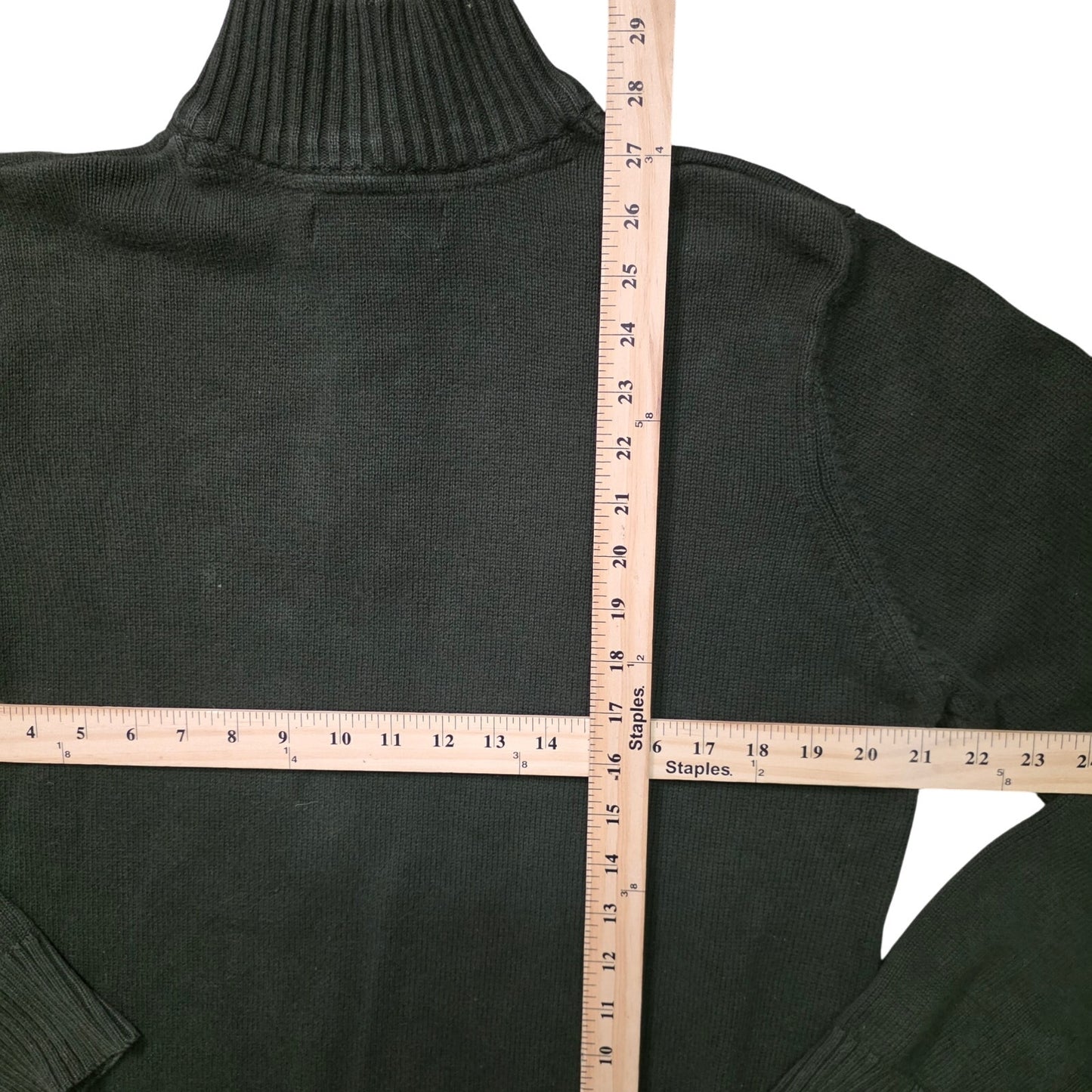 Eddie Bauer Combed Cotton Pullover Sweater Men’s M Green