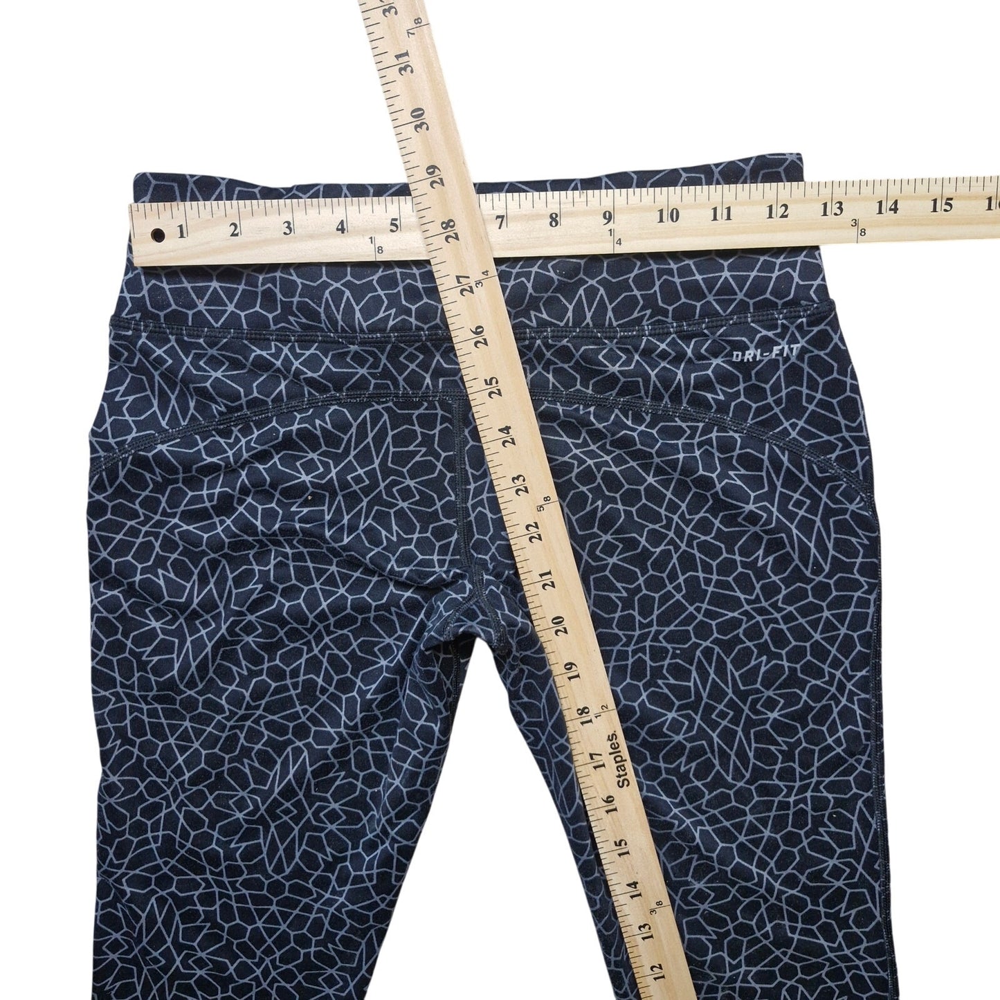 Nike Black Epic Printed Running Crop Tights Women’s Size Small 872262-010