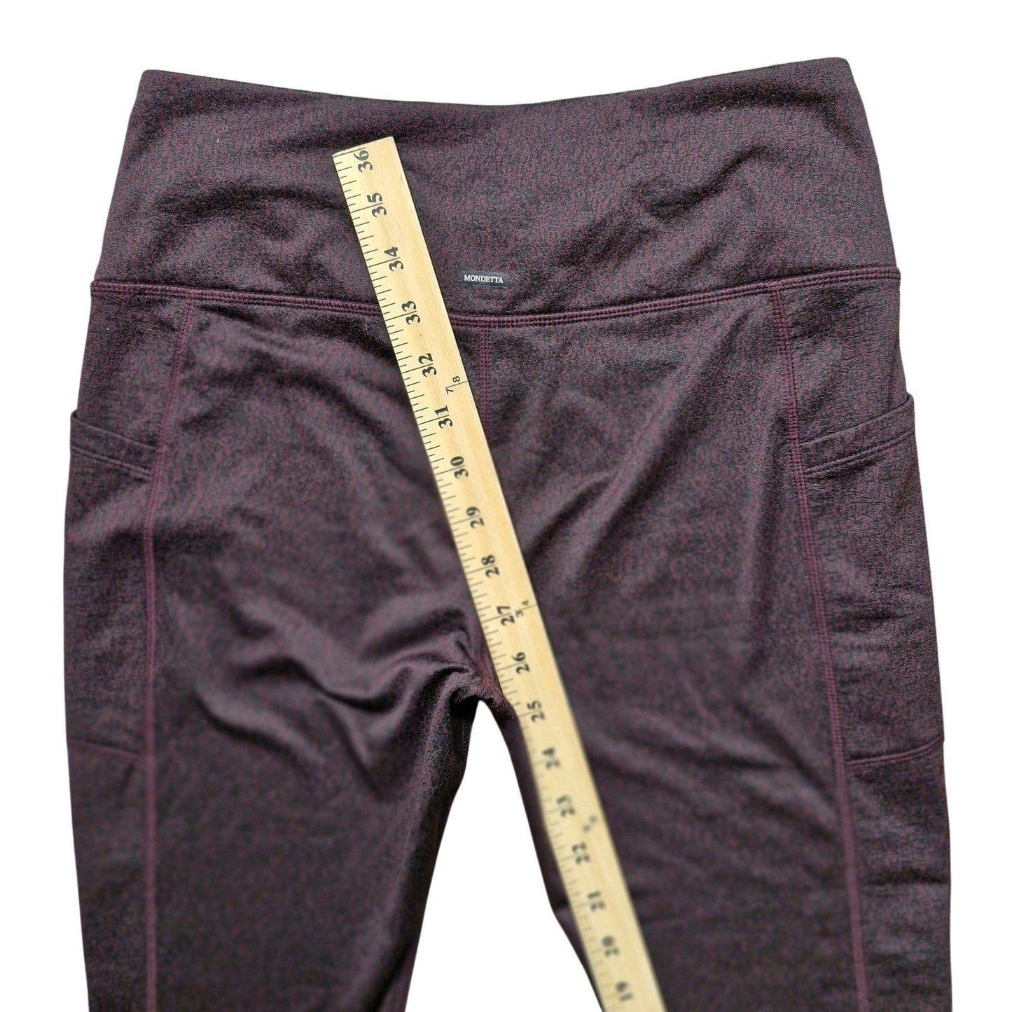 Mondetta High Rise Leggings Women’s Size Small Purple Black Workout Yoga Tight